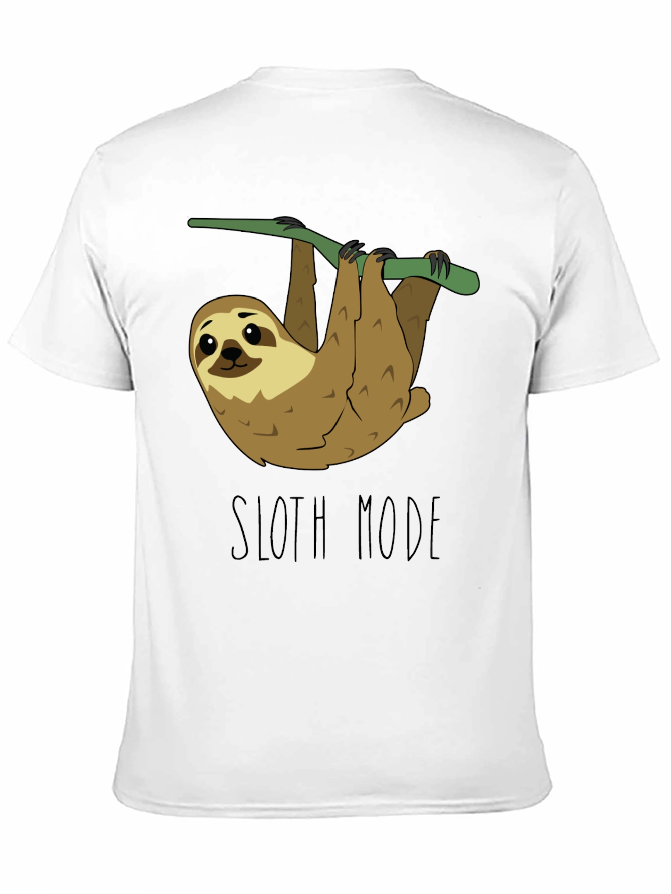 Sloth Mode Black T-Shirt