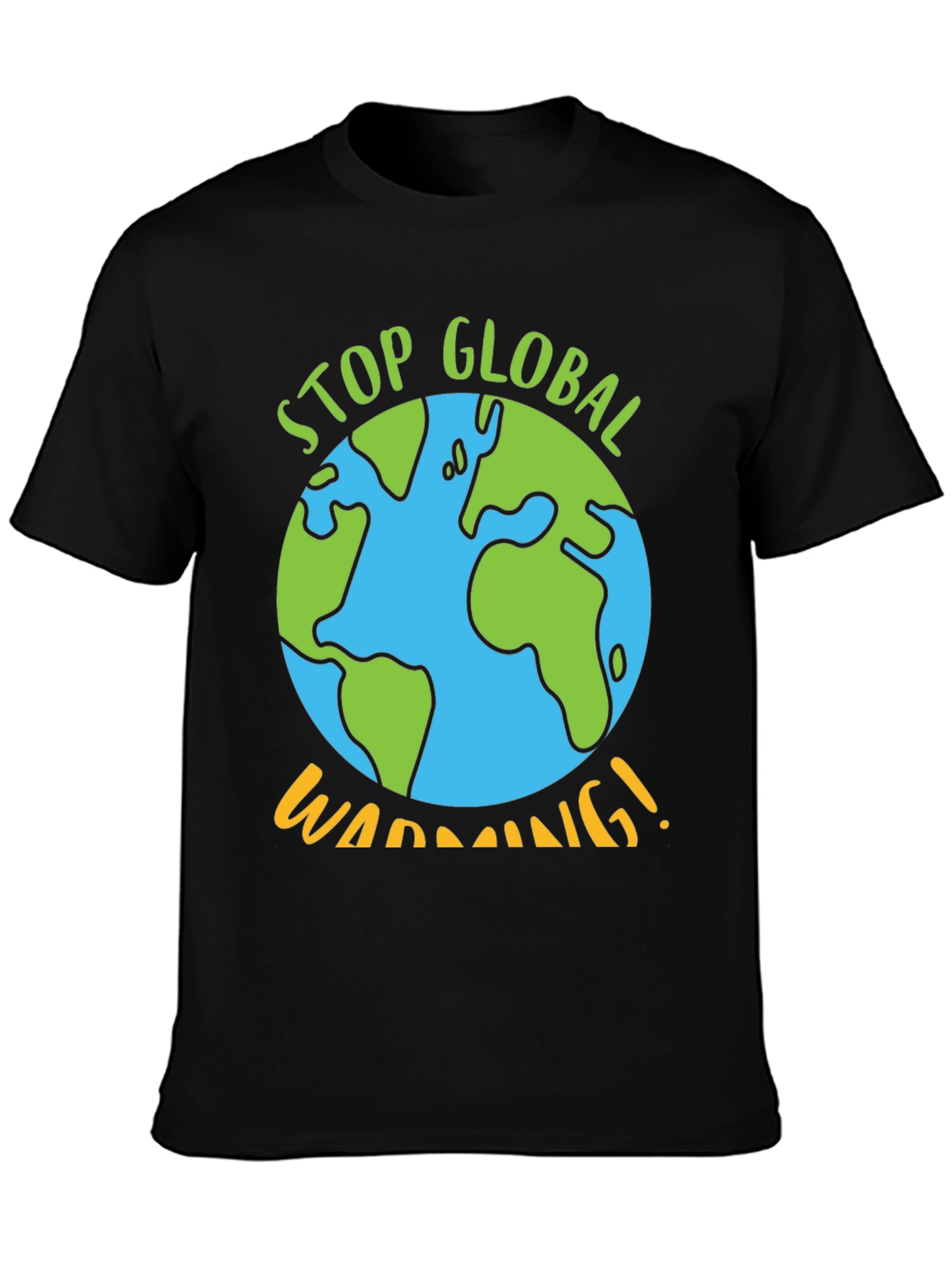 Stop Global Warming Graphic Tee - Earth Awareness T-Shirt