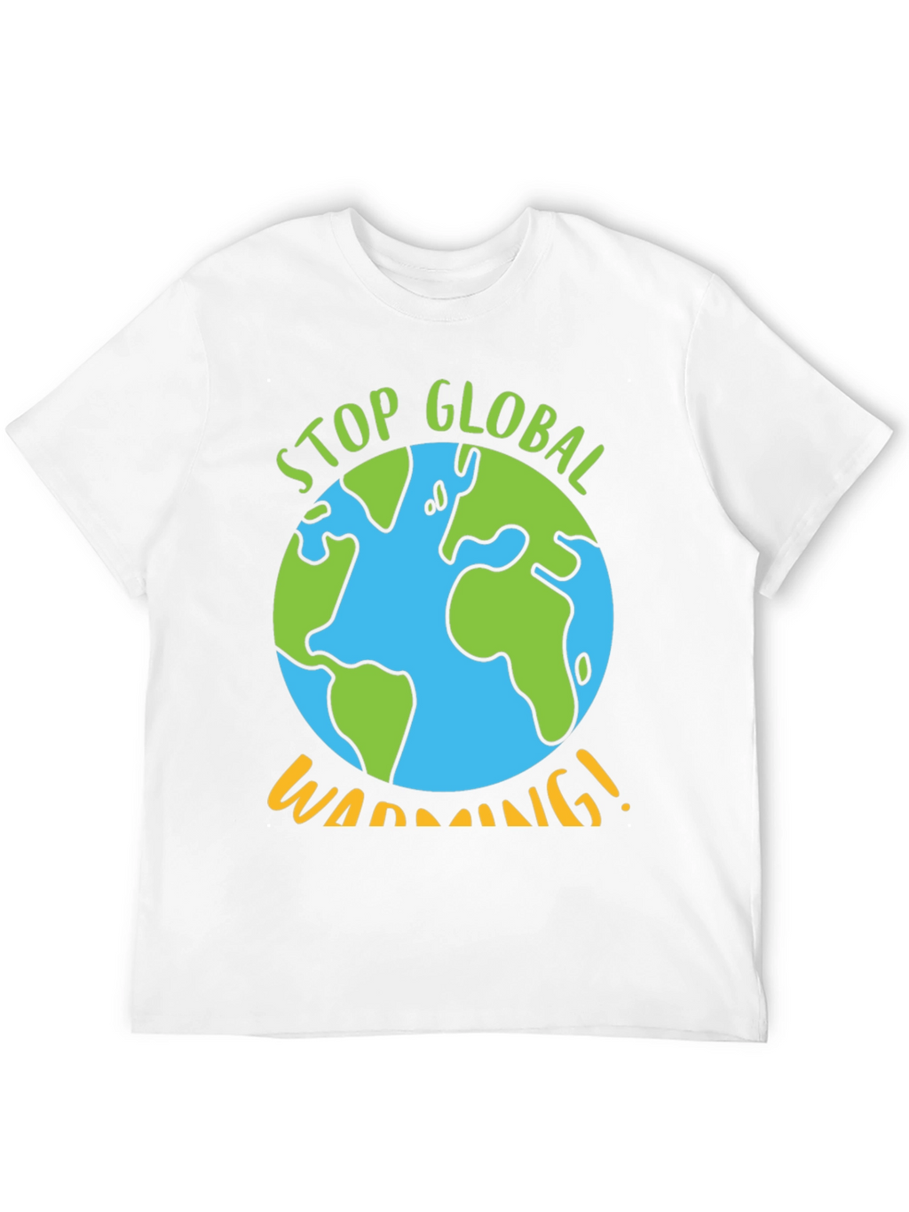 Stop Global Warming Graphic Tee - Earth Awareness T-Shirt