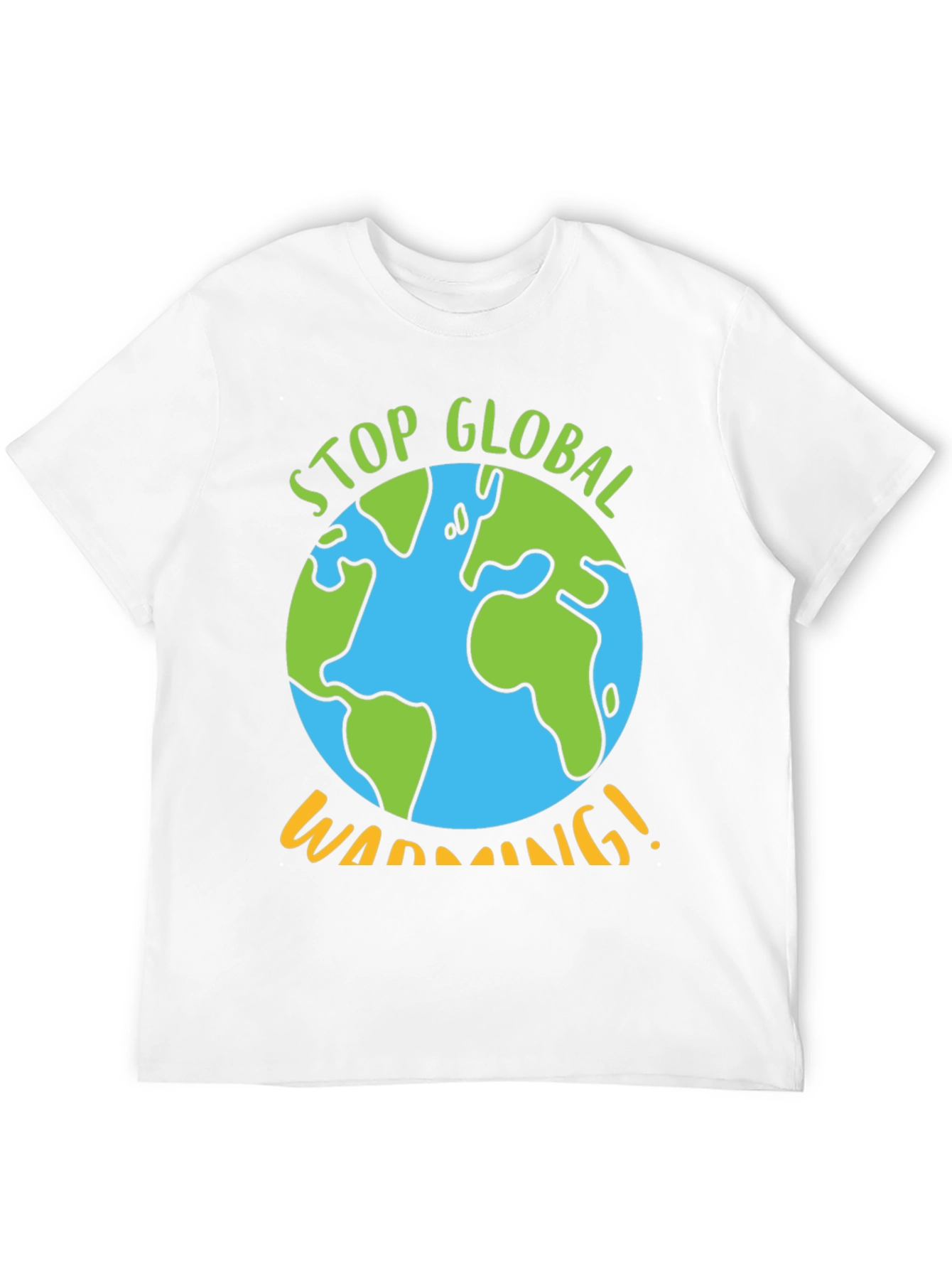 Stop Global Warming Graphic Tee - Earth Awareness T-Shirt