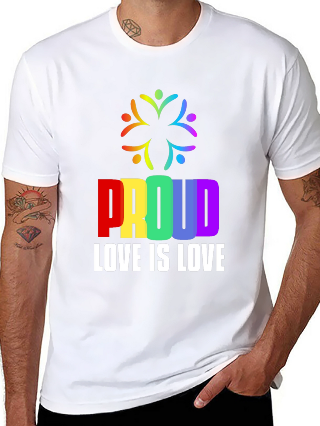 Pride Love is Love Graphic Tee