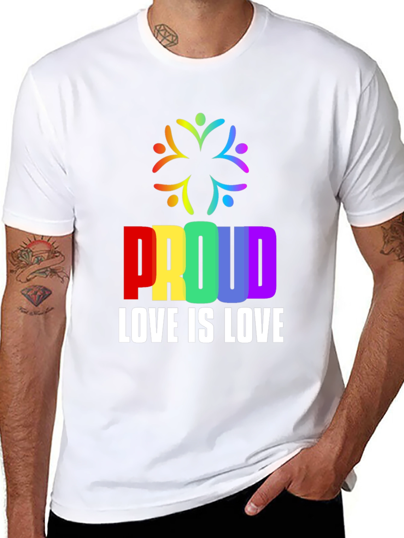 Pride Love is Love Graphic Tee