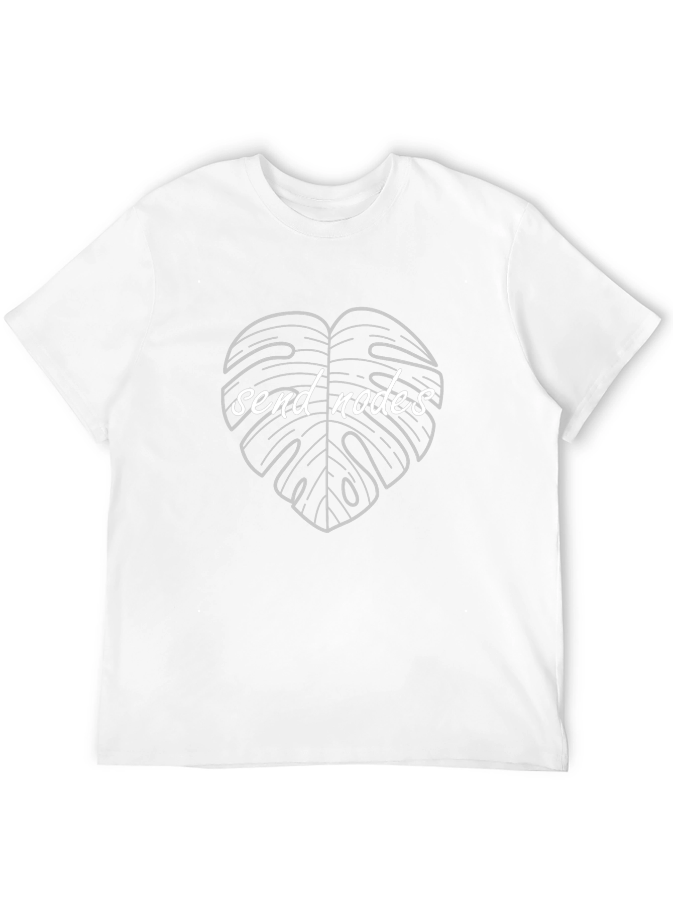 Send Nodes Graphic Tee - Black Cotton T-Shirt