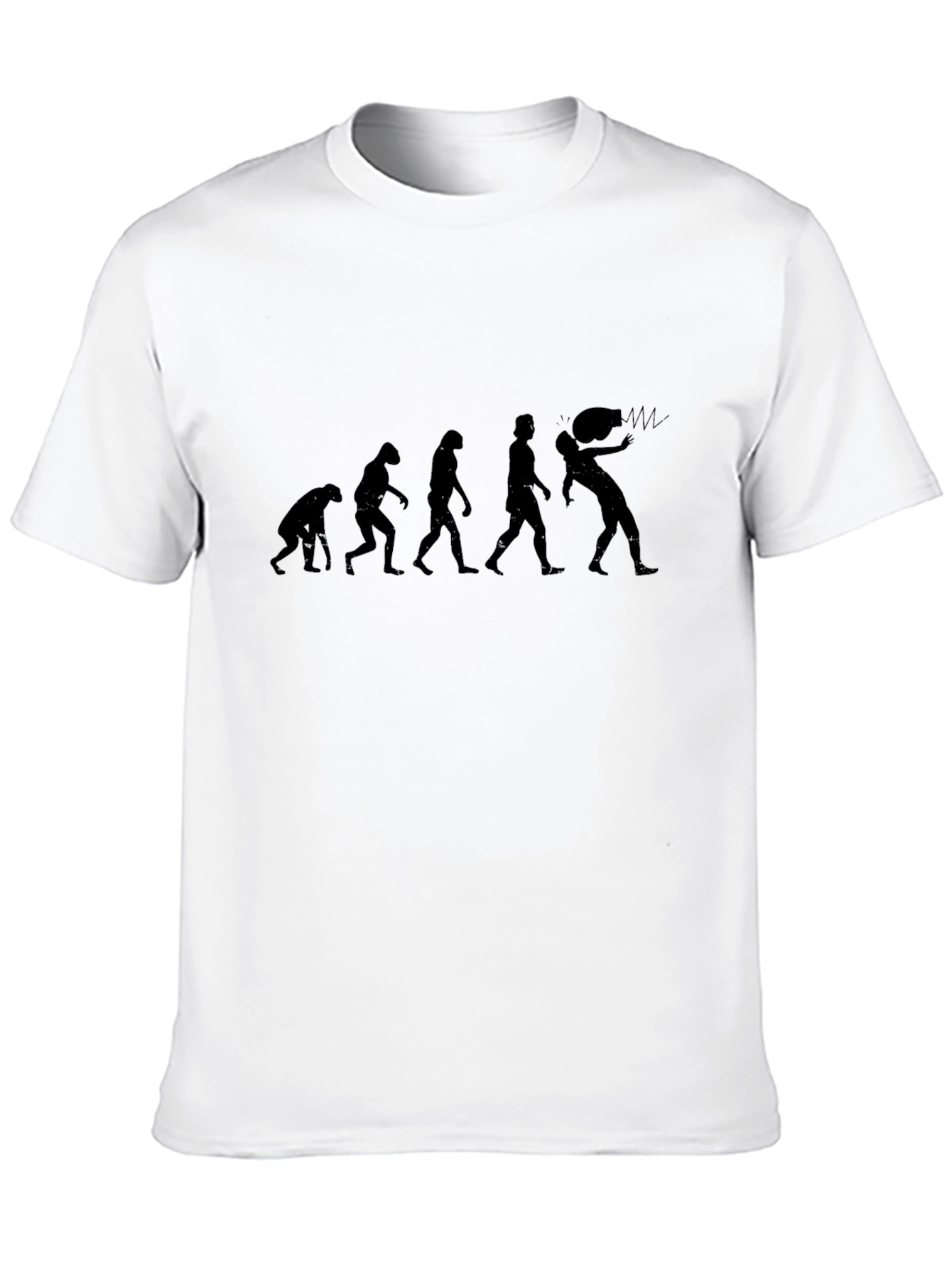 Evolution of Bad Ideas Black T-Shirt
