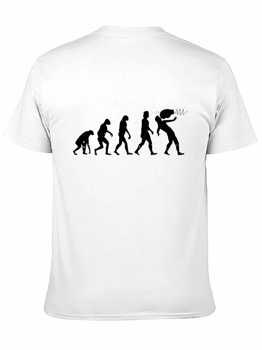 Evolution of Bad Ideas Black T-Shirt