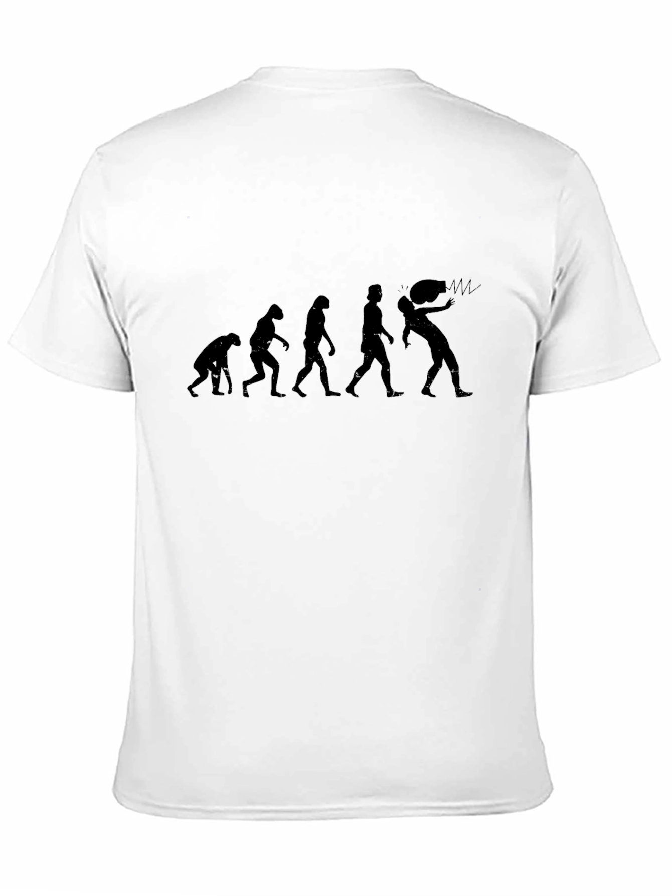Evolution of Bad Ideas Black T-Shirt