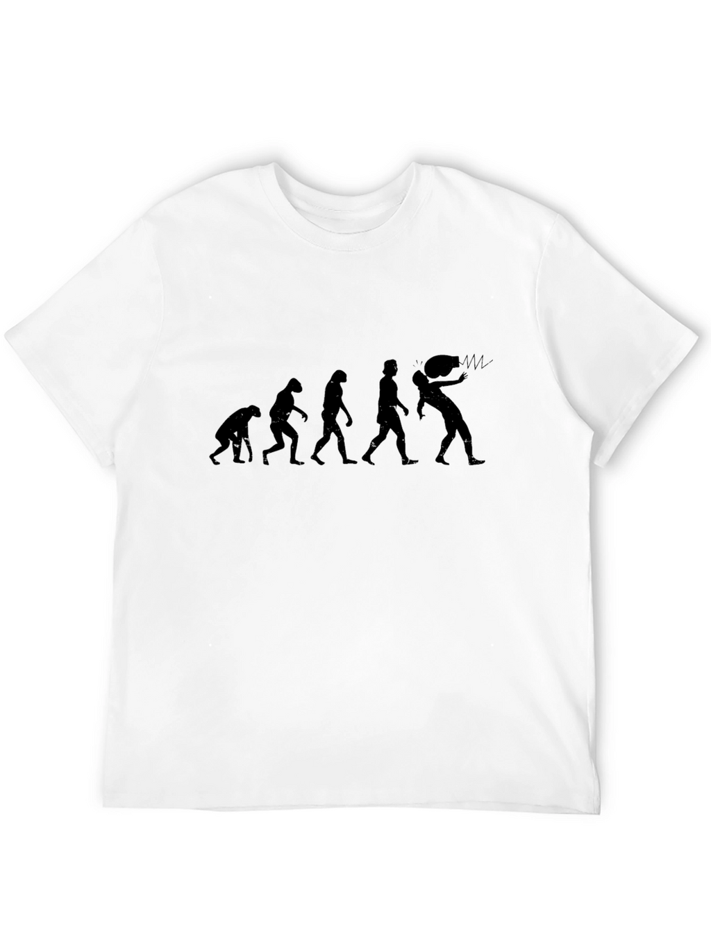 Evolution of Bad Ideas Black T-Shirt