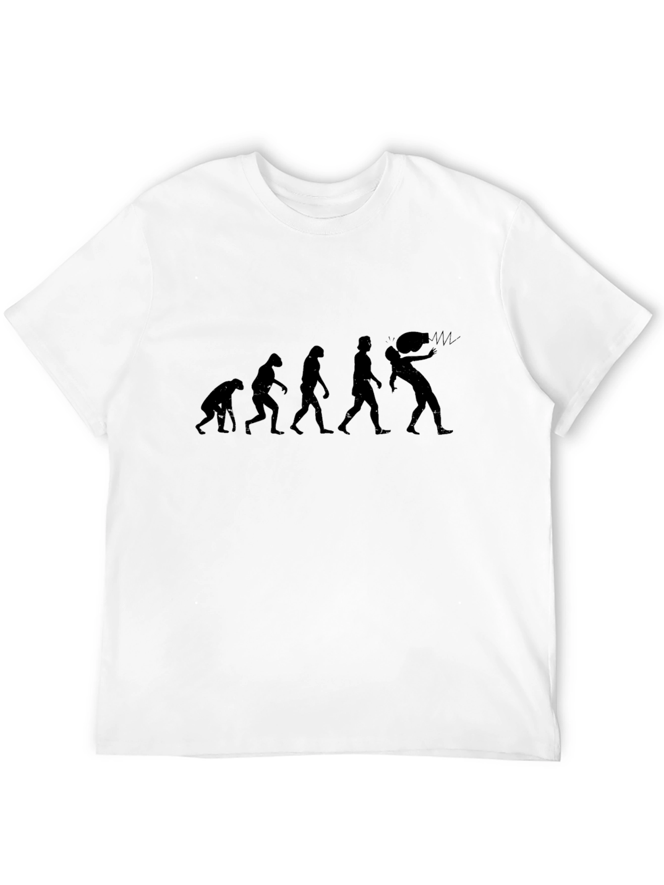 Evolution of Bad Ideas Black T-Shirt