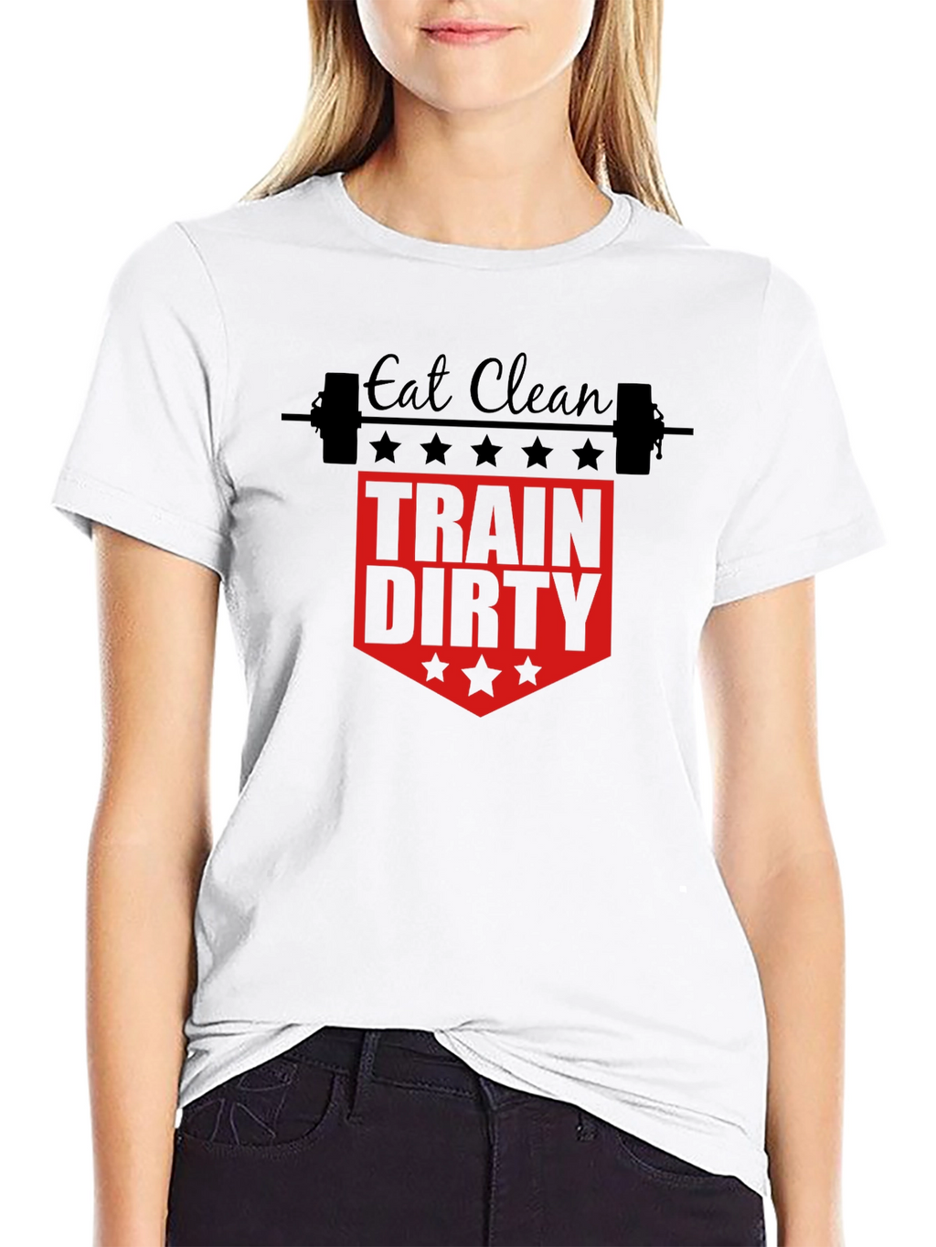 Eat Clean Train Dirty Gym T-Shirt