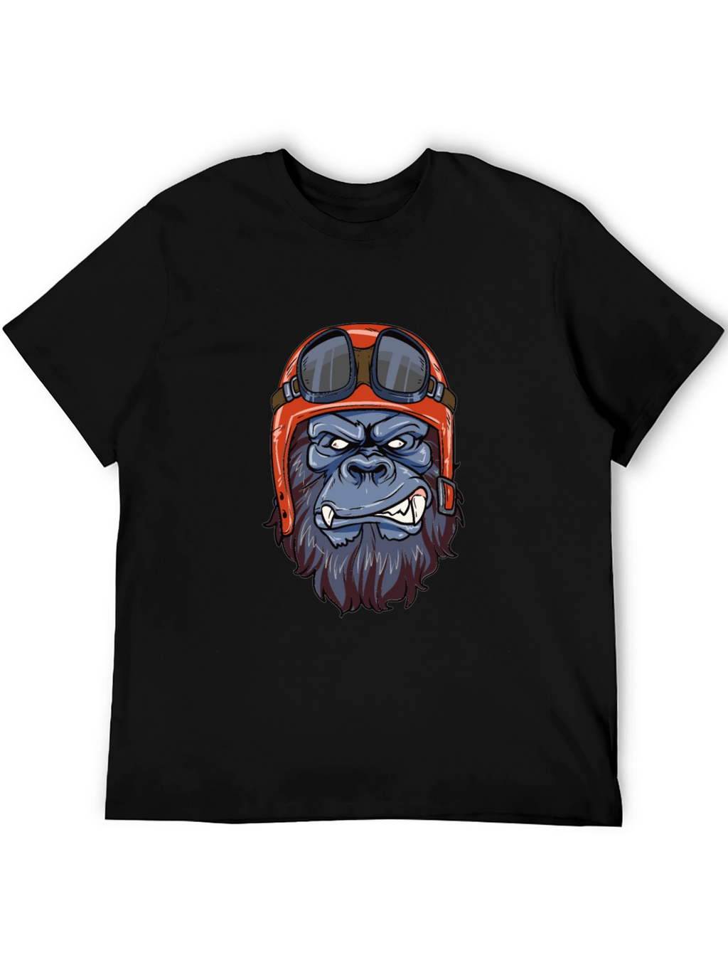 Gorilla Biker T-Shirt - Cool Animal Graphic Tee
