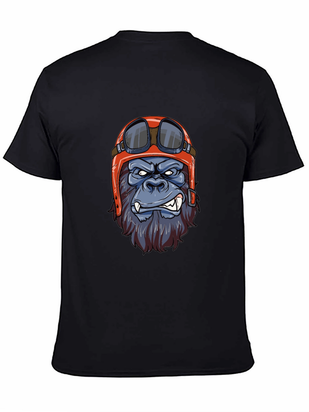 Gorilla Biker T-Shirt - Cool Animal Graphic Tee
