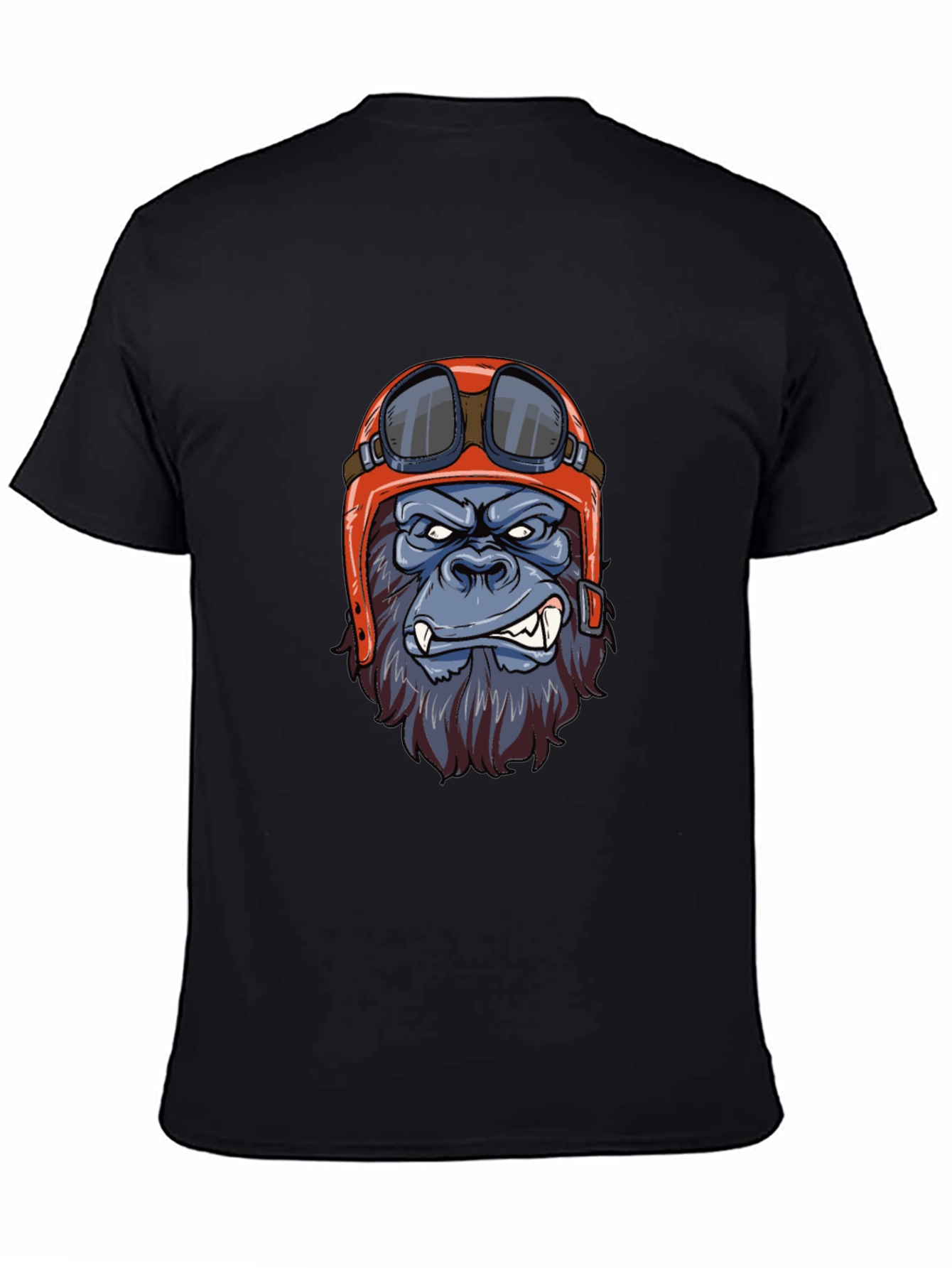 Gorilla Biker T-Shirt - Cool Animal Graphic Tee