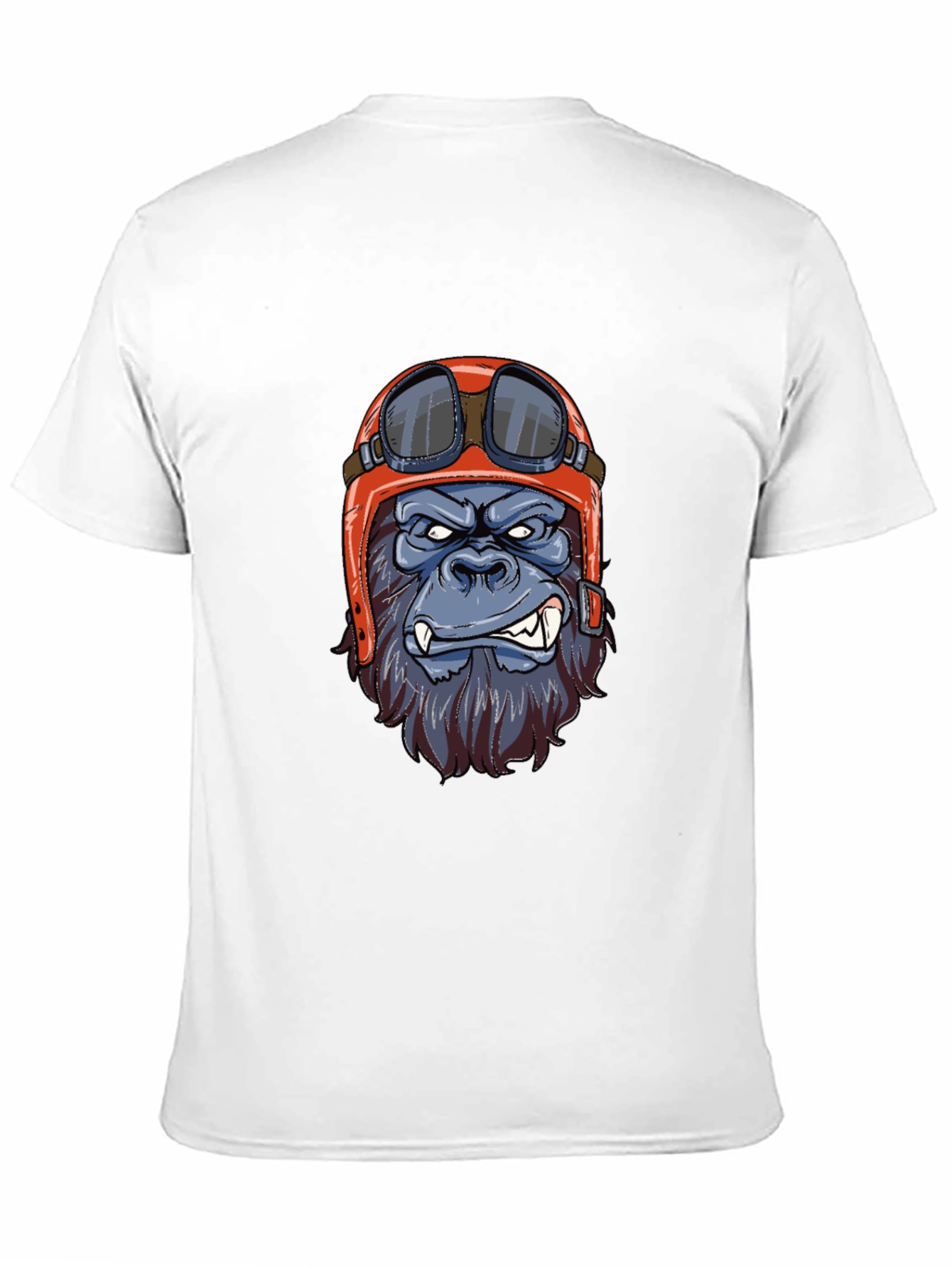 Gorilla Biker T-Shirt - Cool Animal Graphic Tee