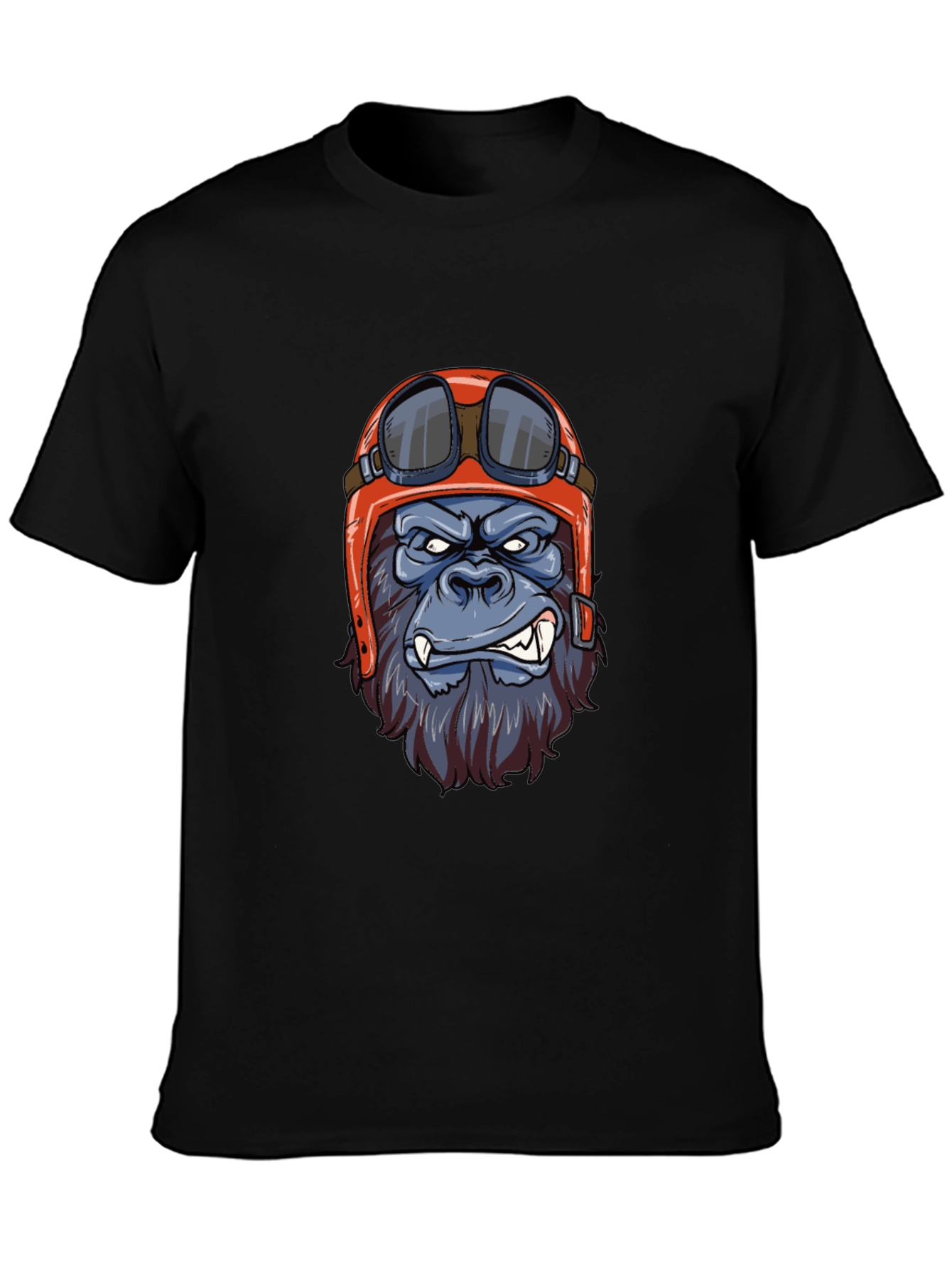 Gorilla Biker T-Shirt - Cool Animal Graphic Tee