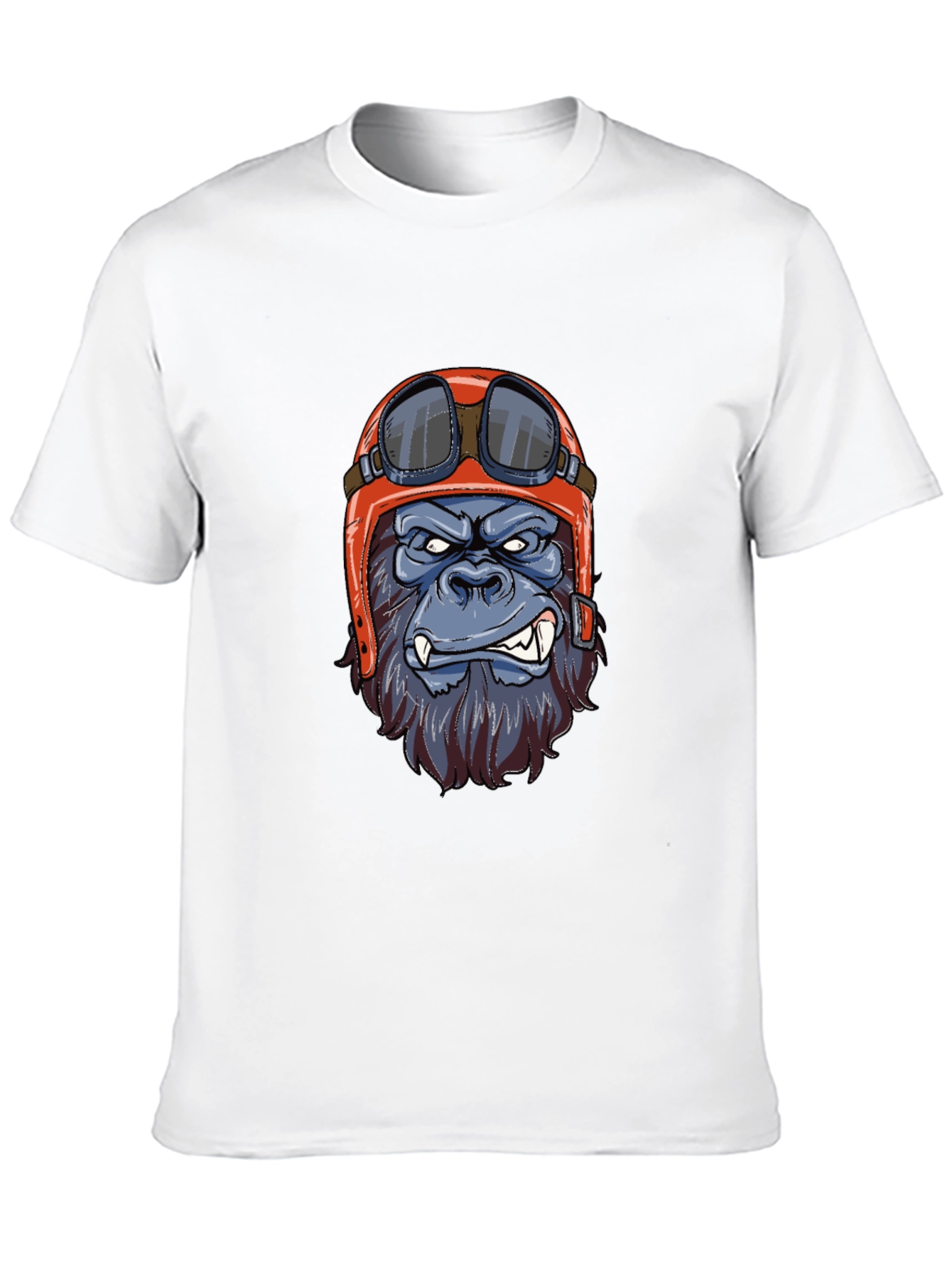 Gorilla Biker T-Shirt - Cool Animal Graphic Tee