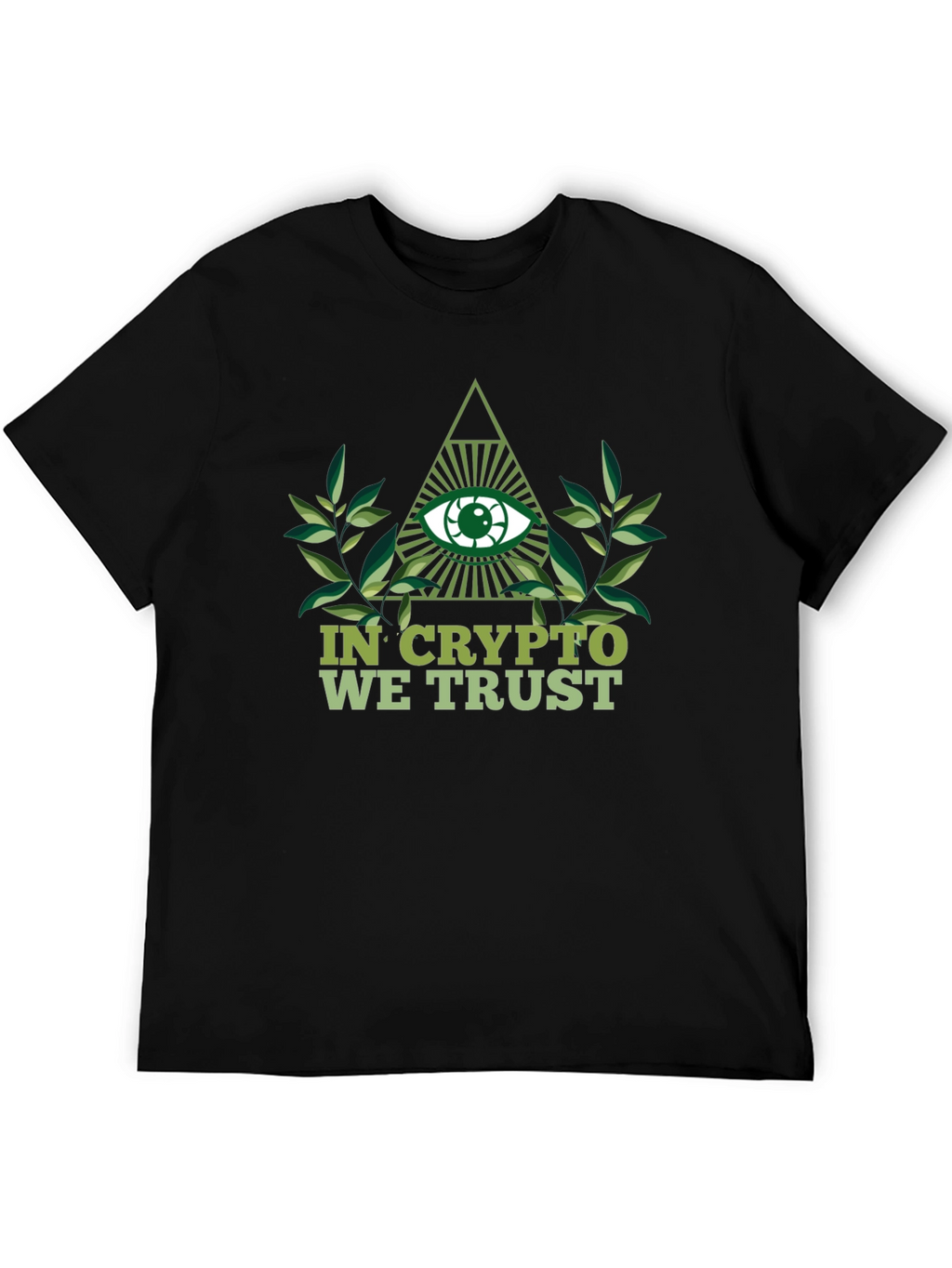 Crypto Trust T-Shirt - Illuminati Eye Design