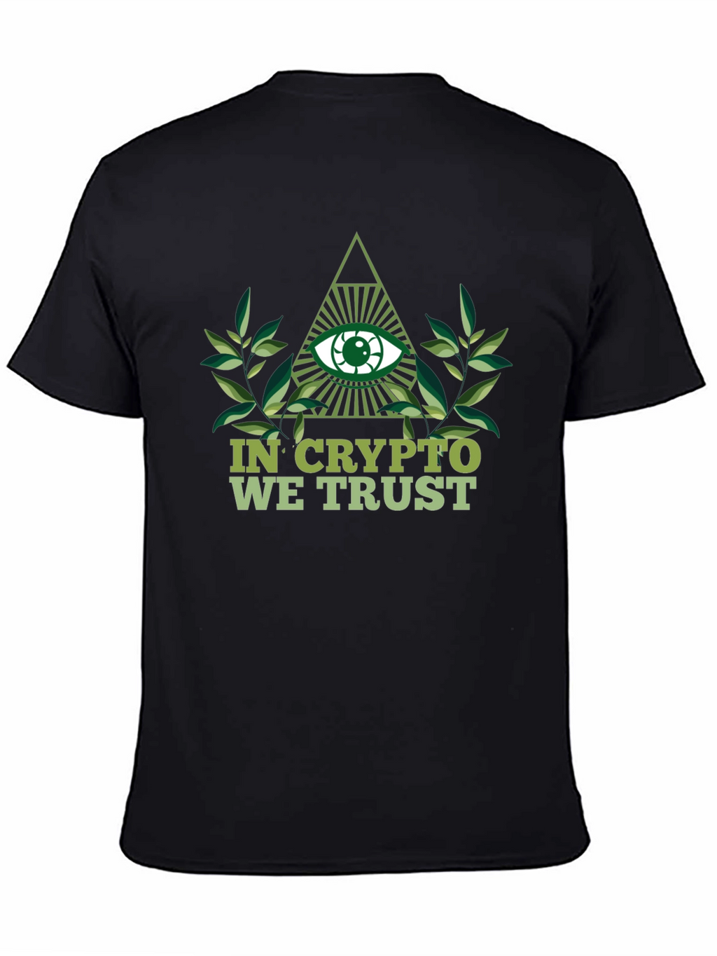 Crypto Trust T-Shirt - Illuminati Eye Design