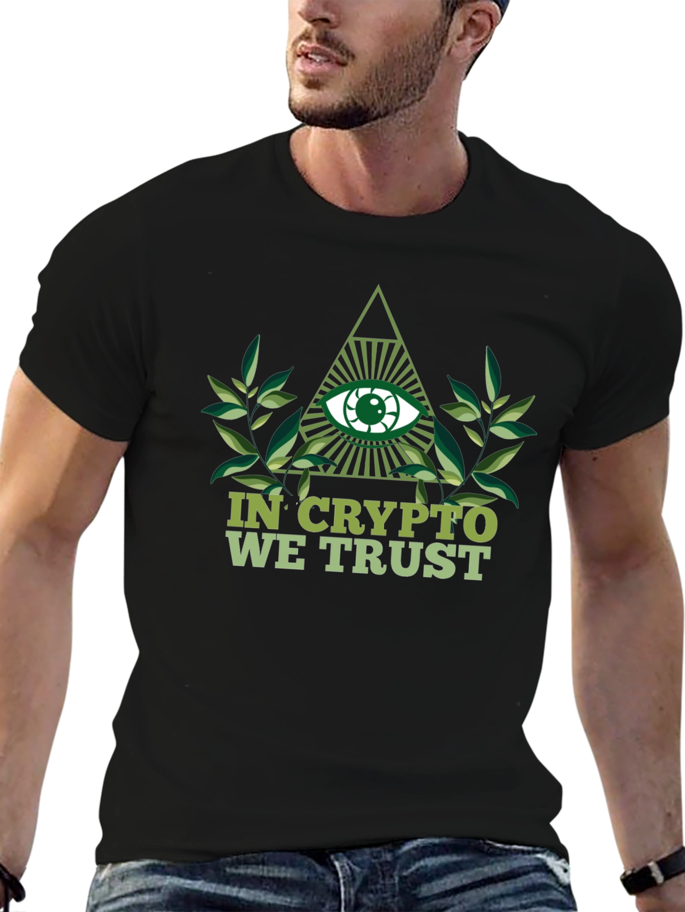 Crypto Trust T-Shirt - Illuminati Eye Design