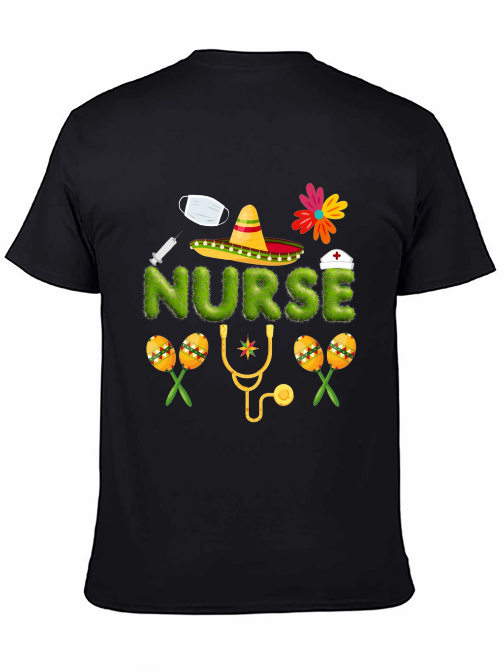 Cinco de Mayo Nurse T-Shirt - Festive Healthcare Apparel