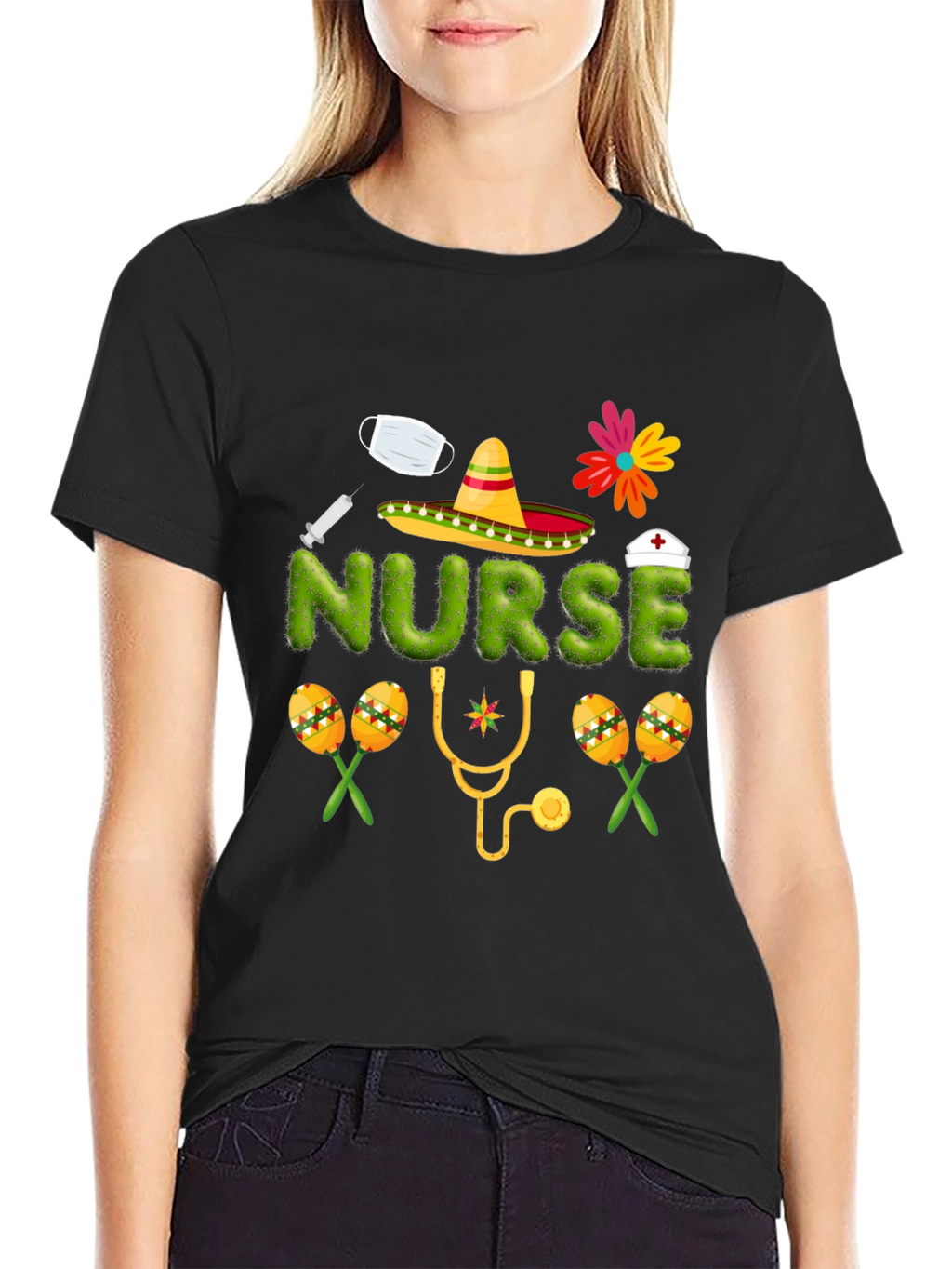 Cinco de Mayo Nurse T-Shirt - Festive Healthcare Apparel