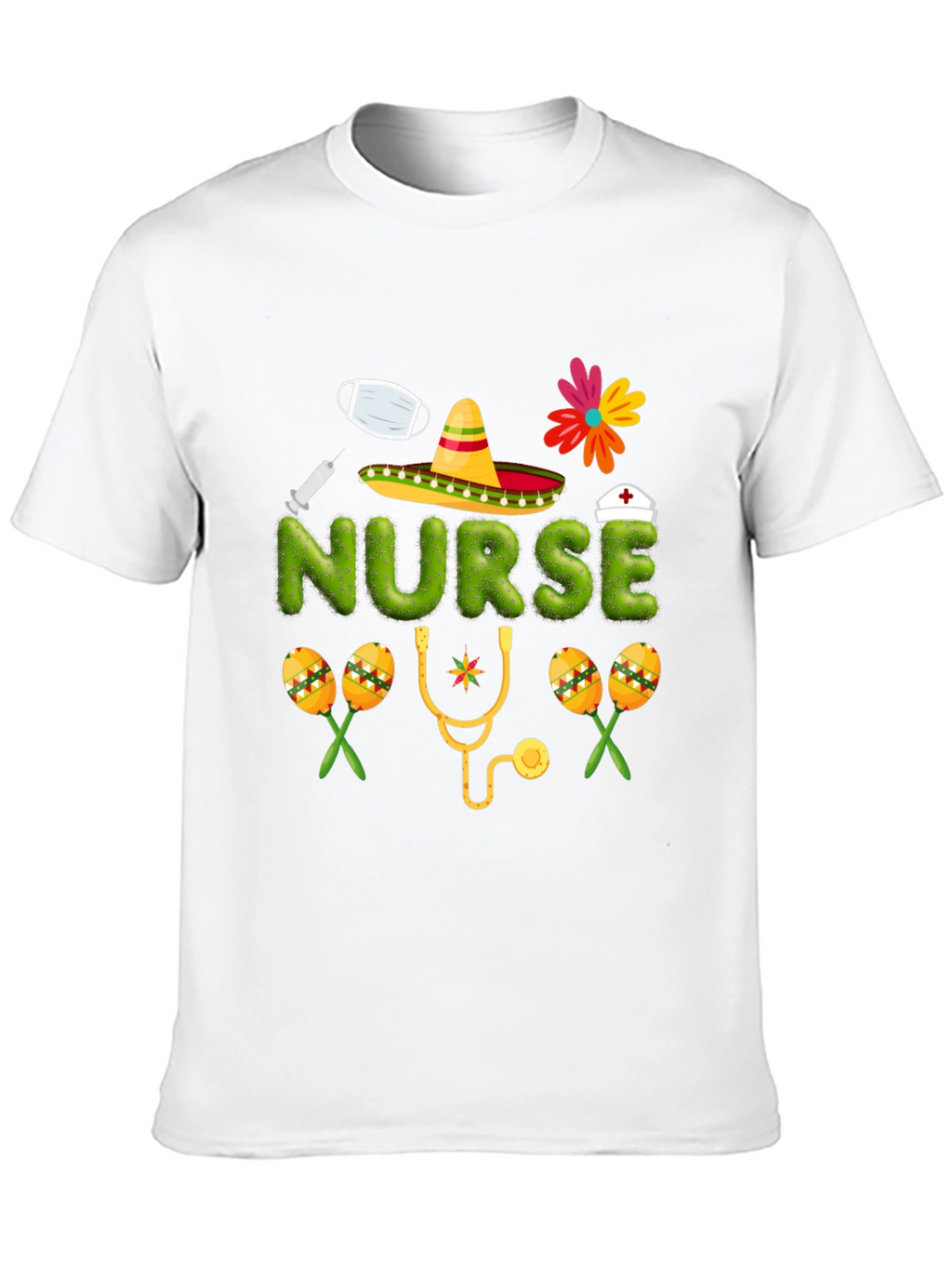 Cinco de Mayo Nurse T-Shirt - Festive Healthcare Apparel