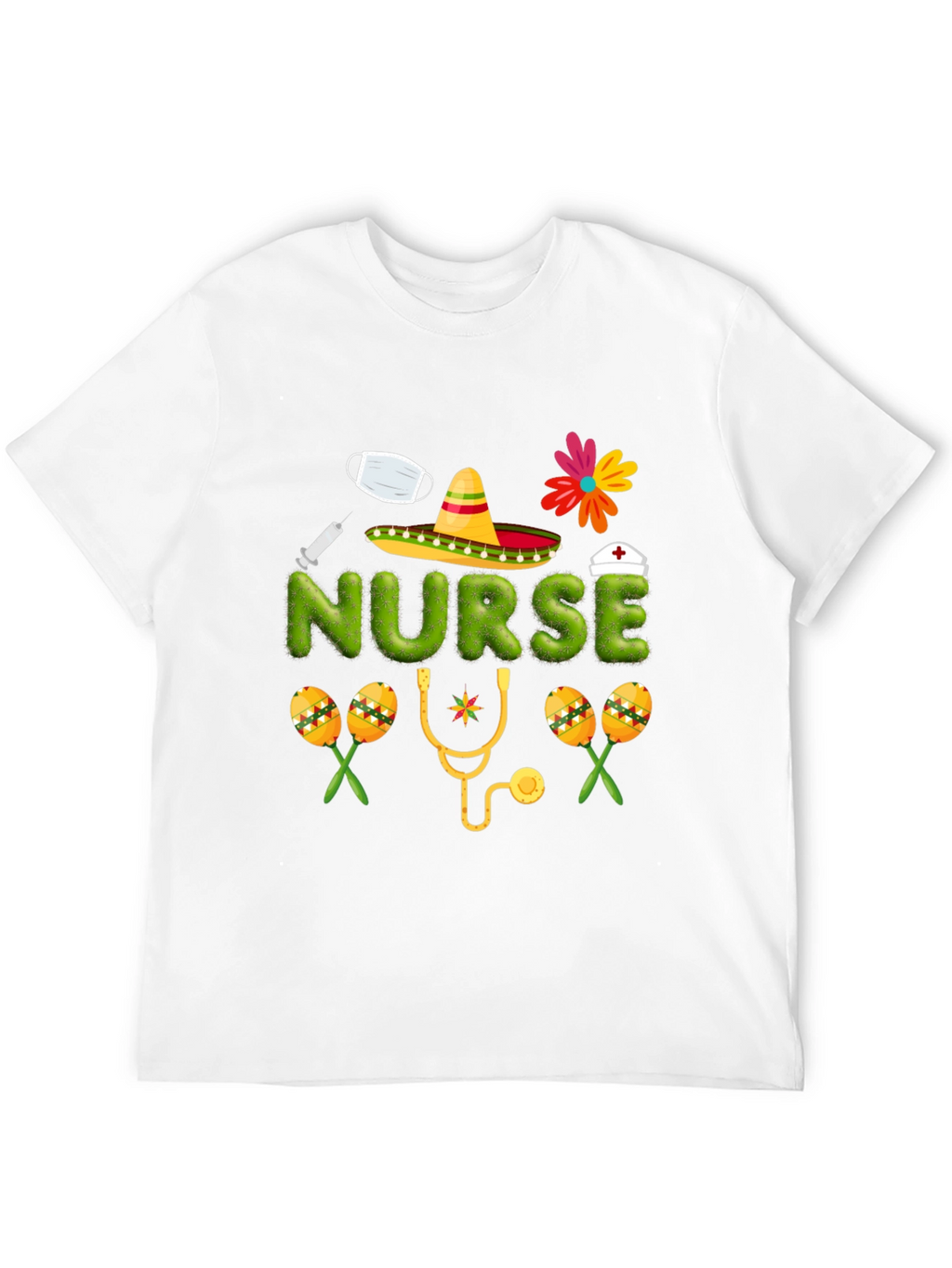 Cinco de Mayo Nurse T-Shirt - Festive Healthcare Apparel