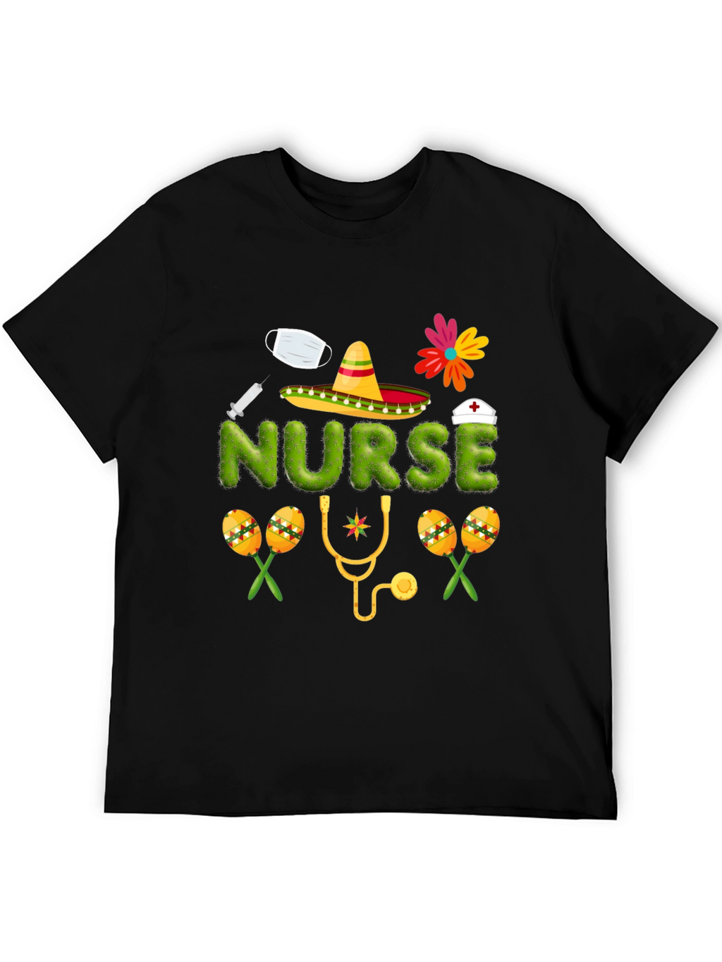 Cinco de Mayo Nurse T-Shirt - Festive Healthcare Apparel