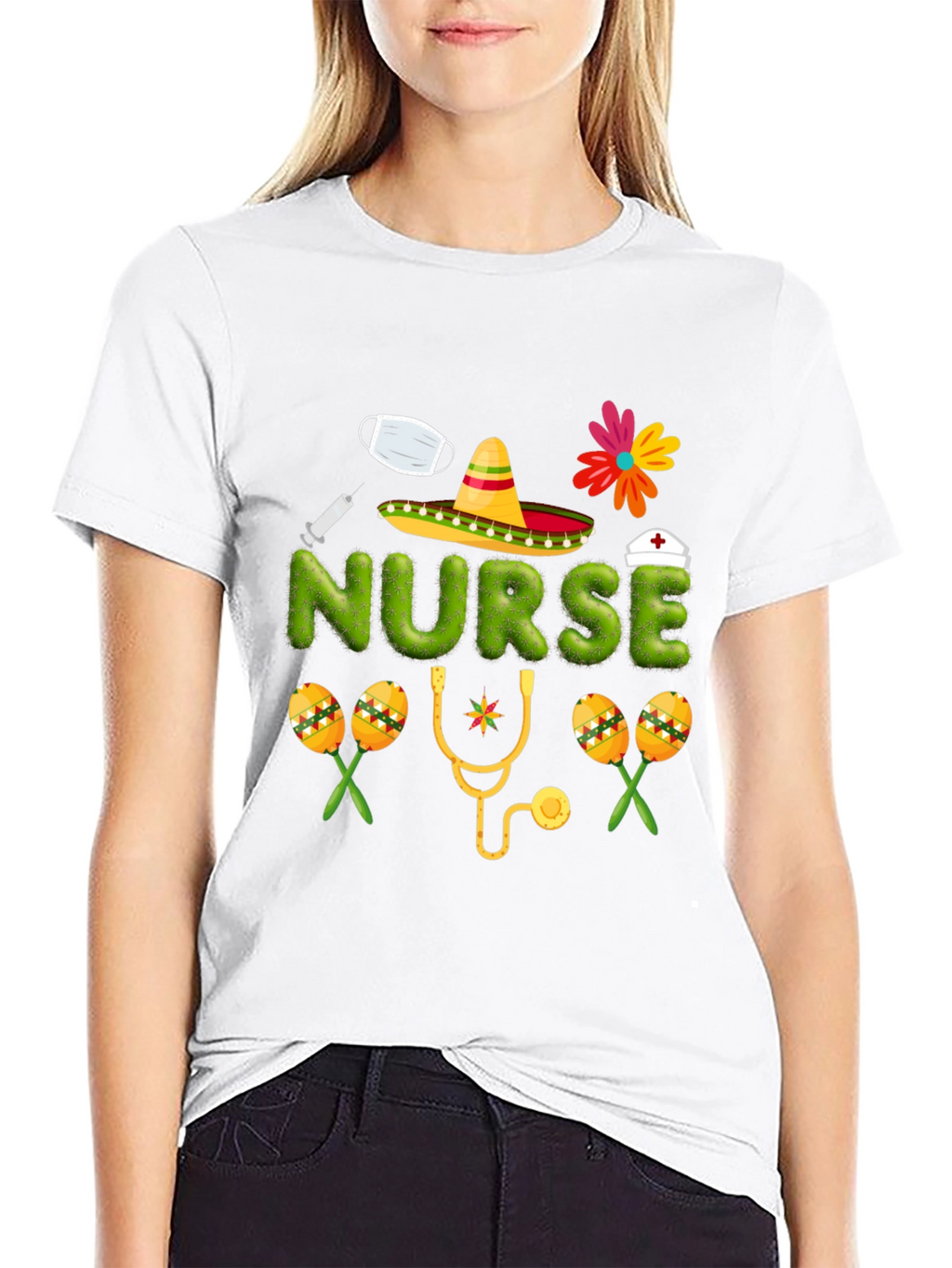 Cinco de Mayo Nurse T-Shirt - Festive Healthcare Apparel