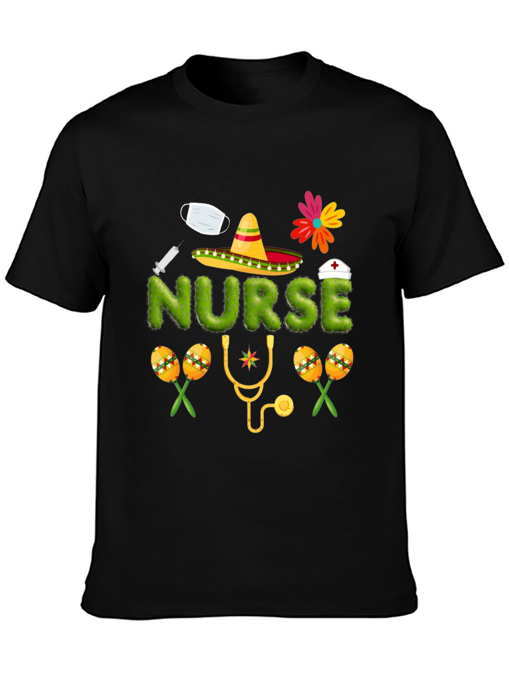 Cinco de Mayo Nurse T-Shirt - Festive Healthcare Apparel