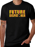 Future Dispatcher T-Shirt - Black Graphic Tee