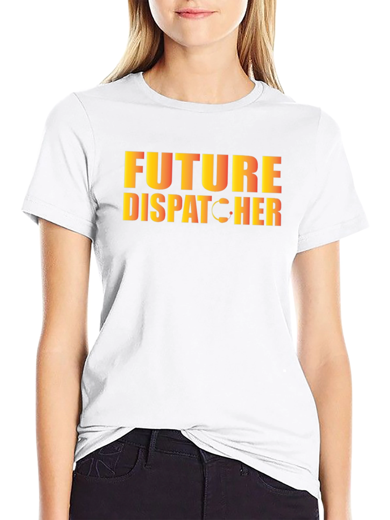 Future Dispatcher T-Shirt - Black Graphic Tee