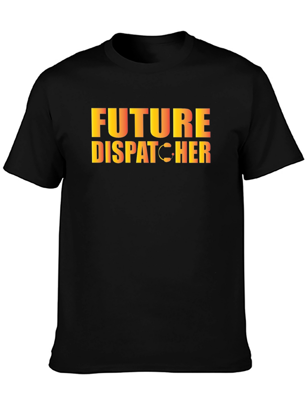 Future Dispatcher T-Shirt - Black Graphic Tee