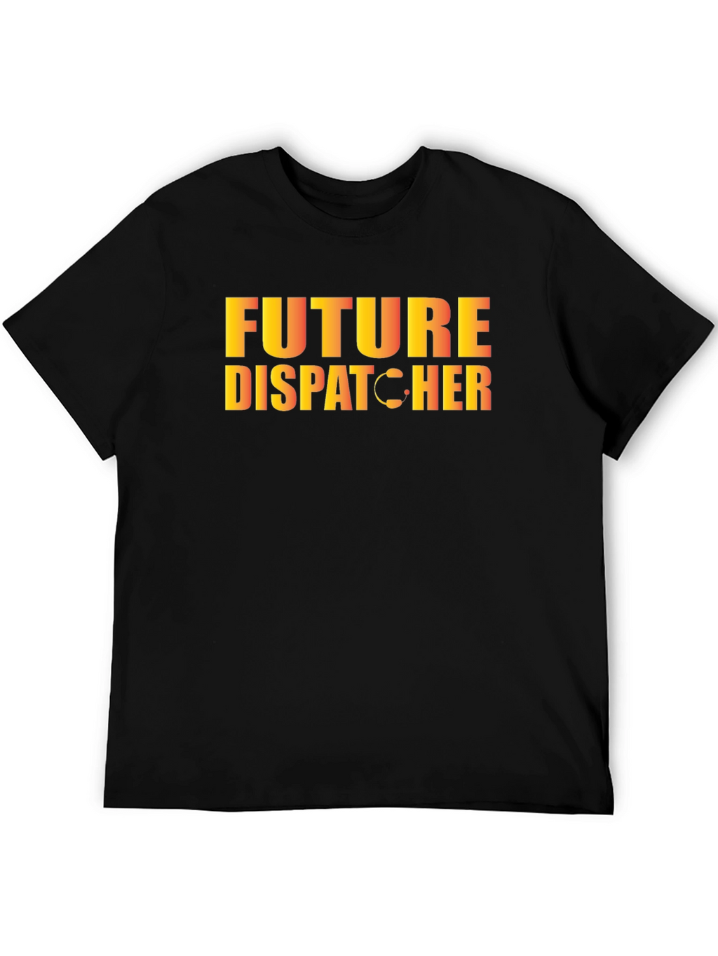 Future Dispatcher T-Shirt - Black Graphic Tee
