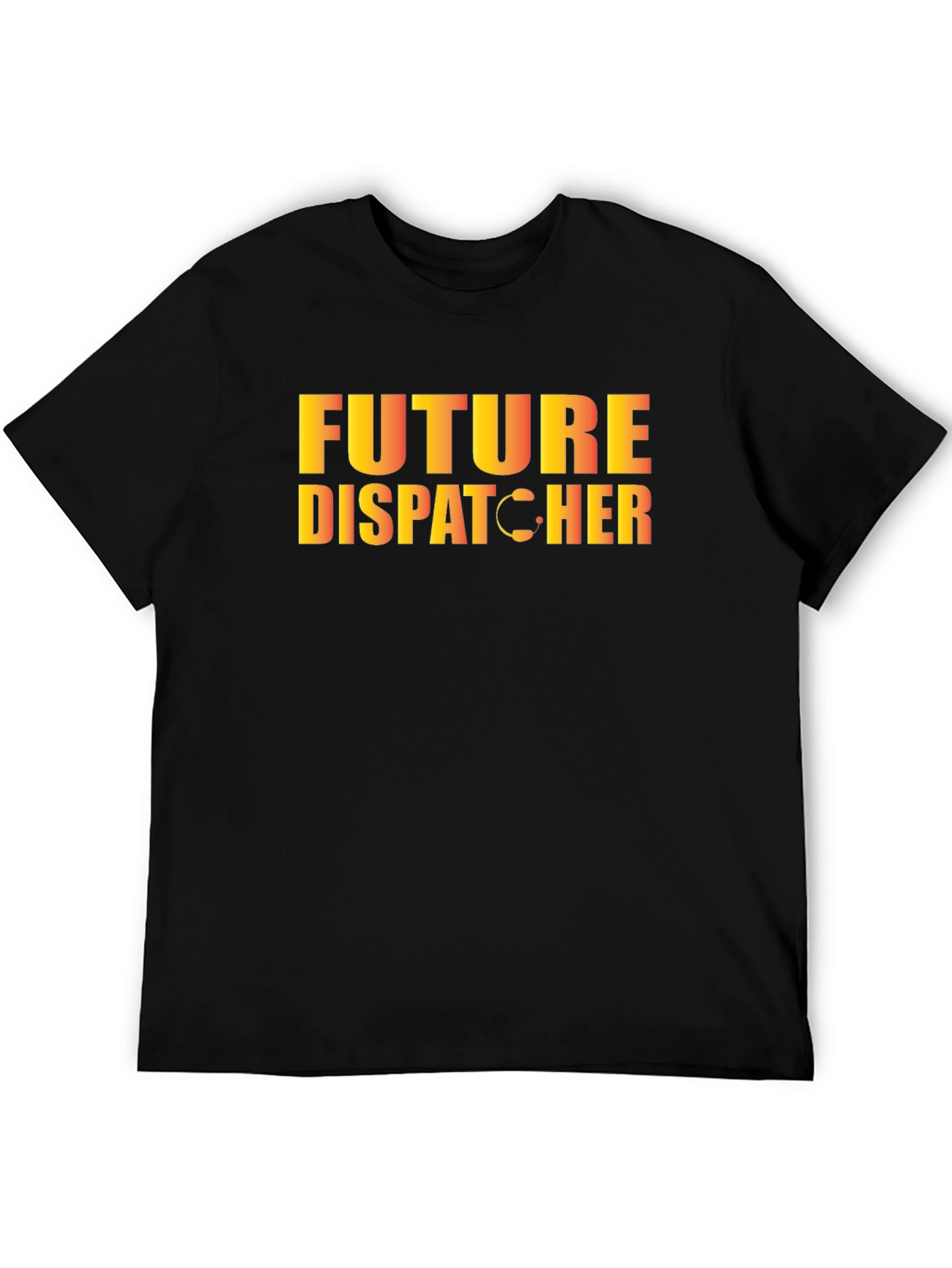 Future Dispatcher T-Shirt - Black Graphic Tee