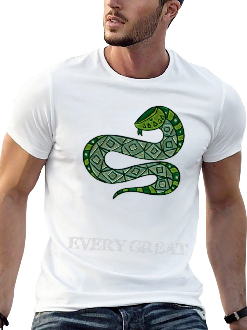 Snake Pattern T-Shirt - Every Great