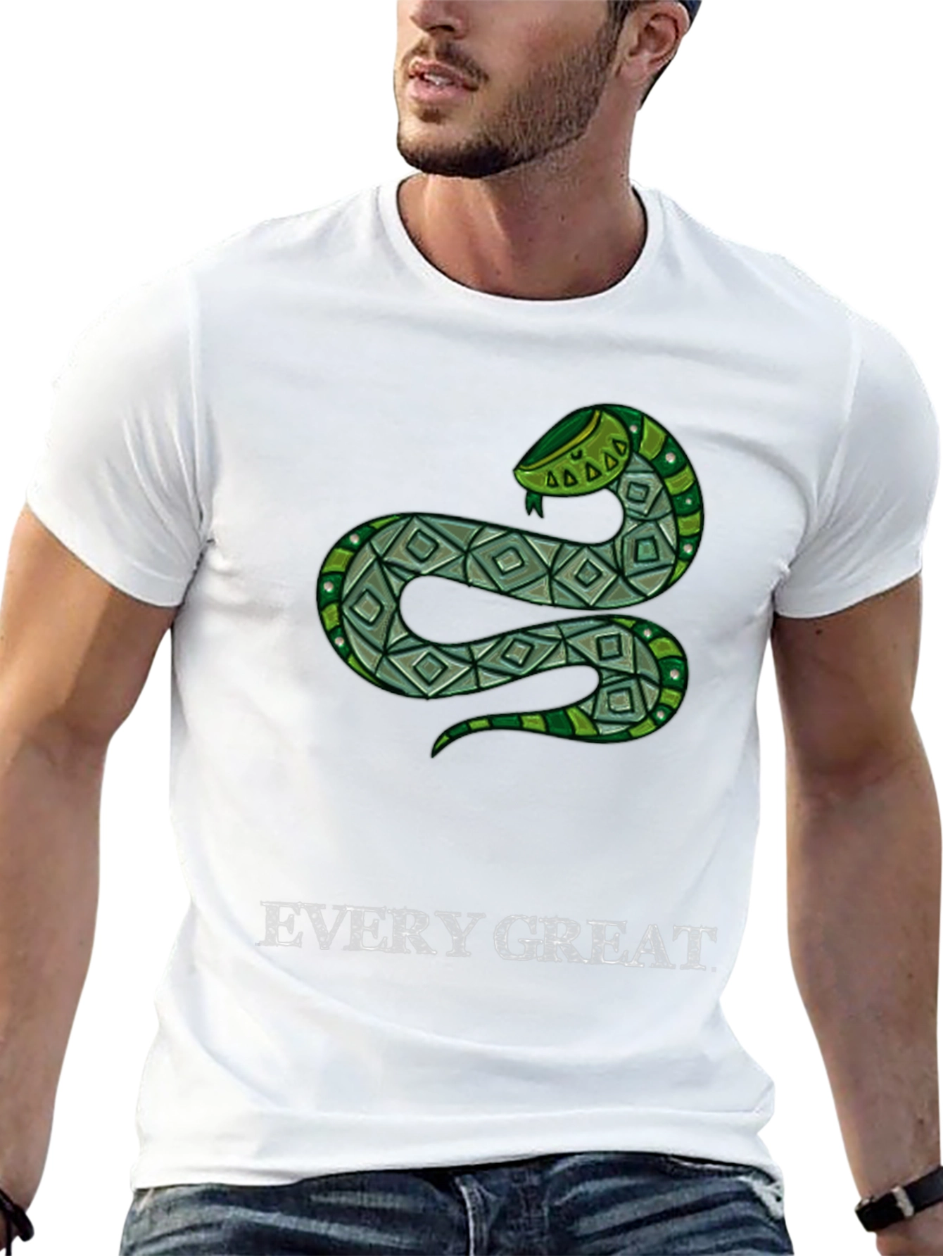 Snake Pattern T-Shirt - Every Great