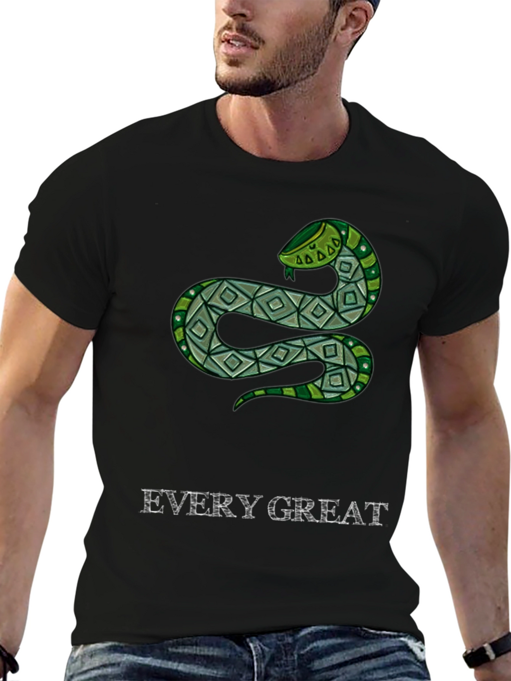 Snake Pattern T-Shirt - Every Great