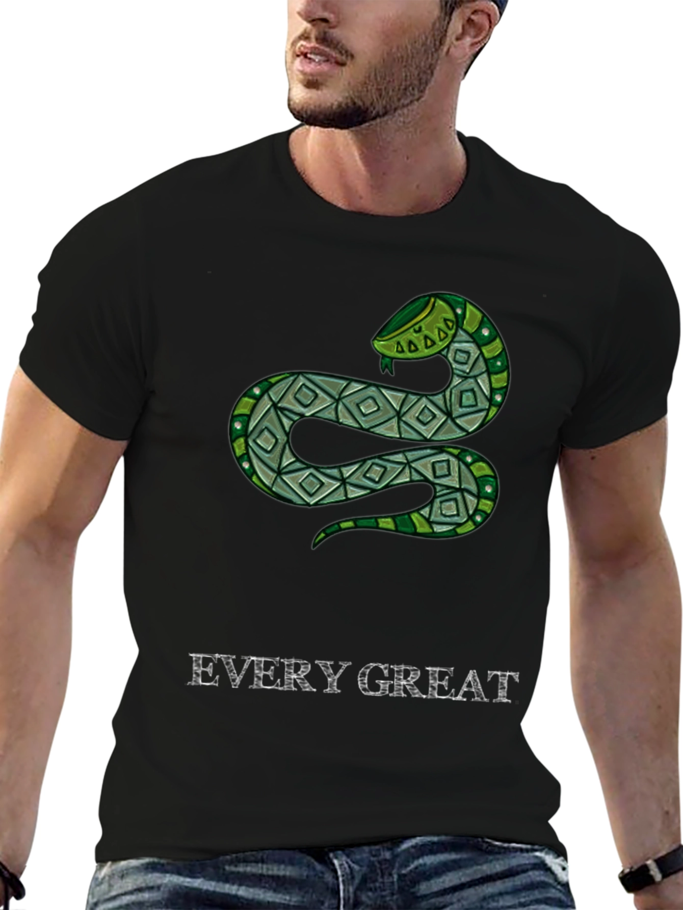 Snake Pattern T-Shirt - Every Great