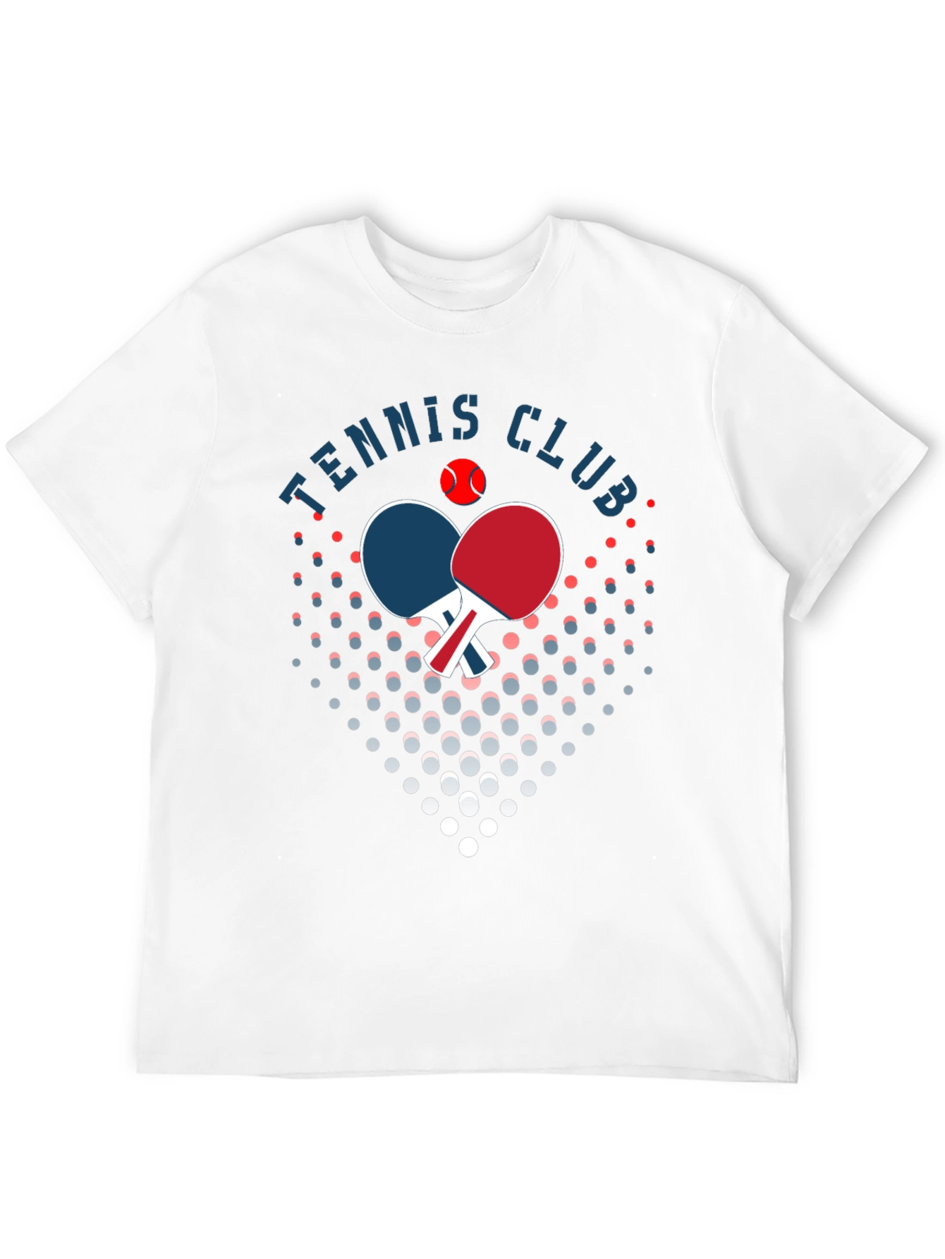 Tennis Club Graphic T-Shirt - Stylish Cotton Tee