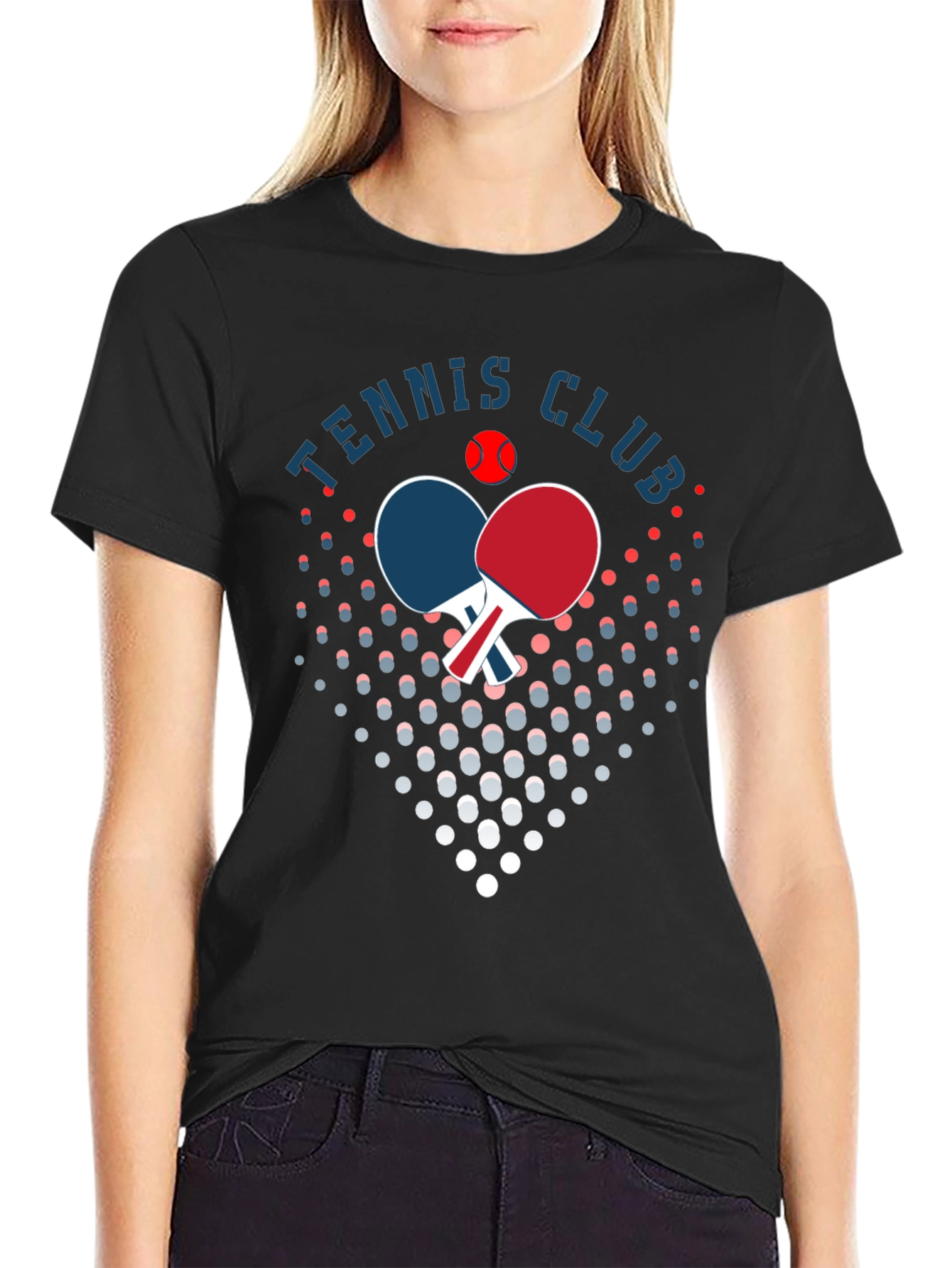 Tennis Club Graphic T-Shirt - Stylish Cotton Tee
