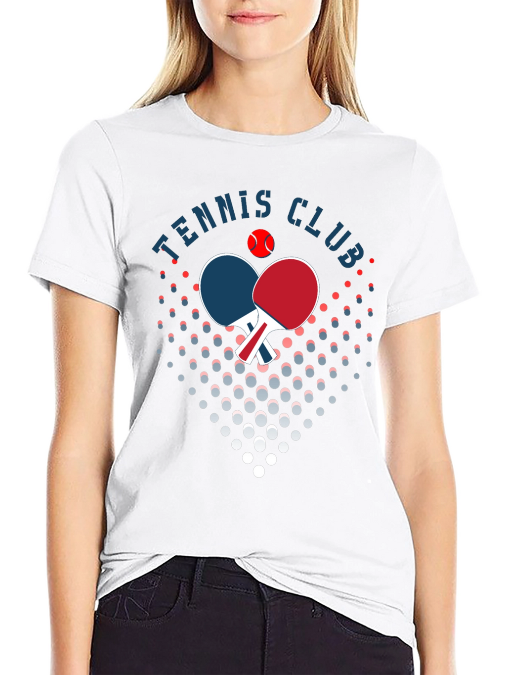 Tennis Club Graphic T-Shirt - Stylish Cotton Tee