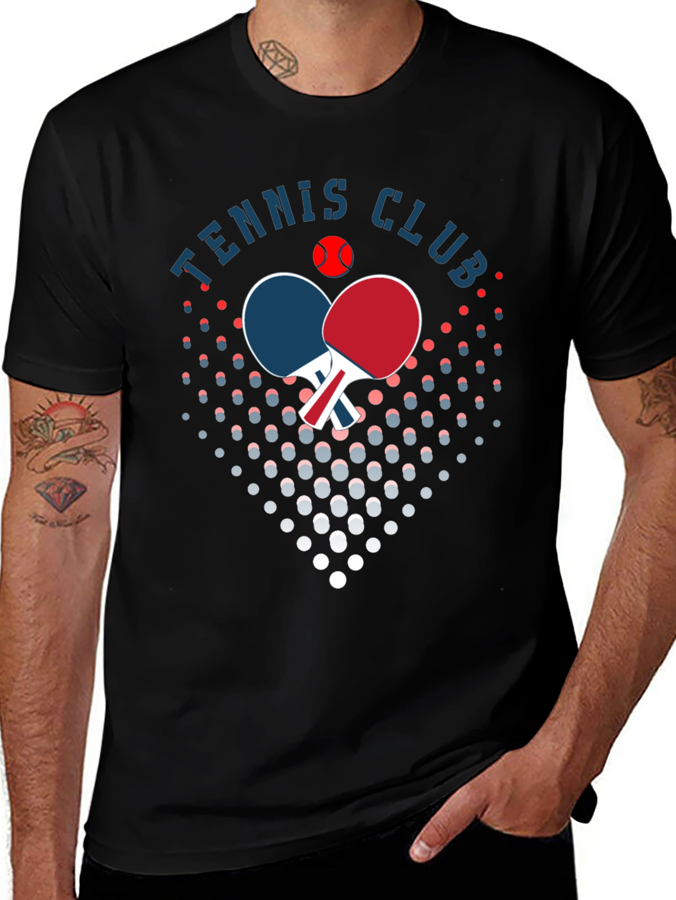 Tennis Club Graphic T-Shirt - Stylish Cotton Tee