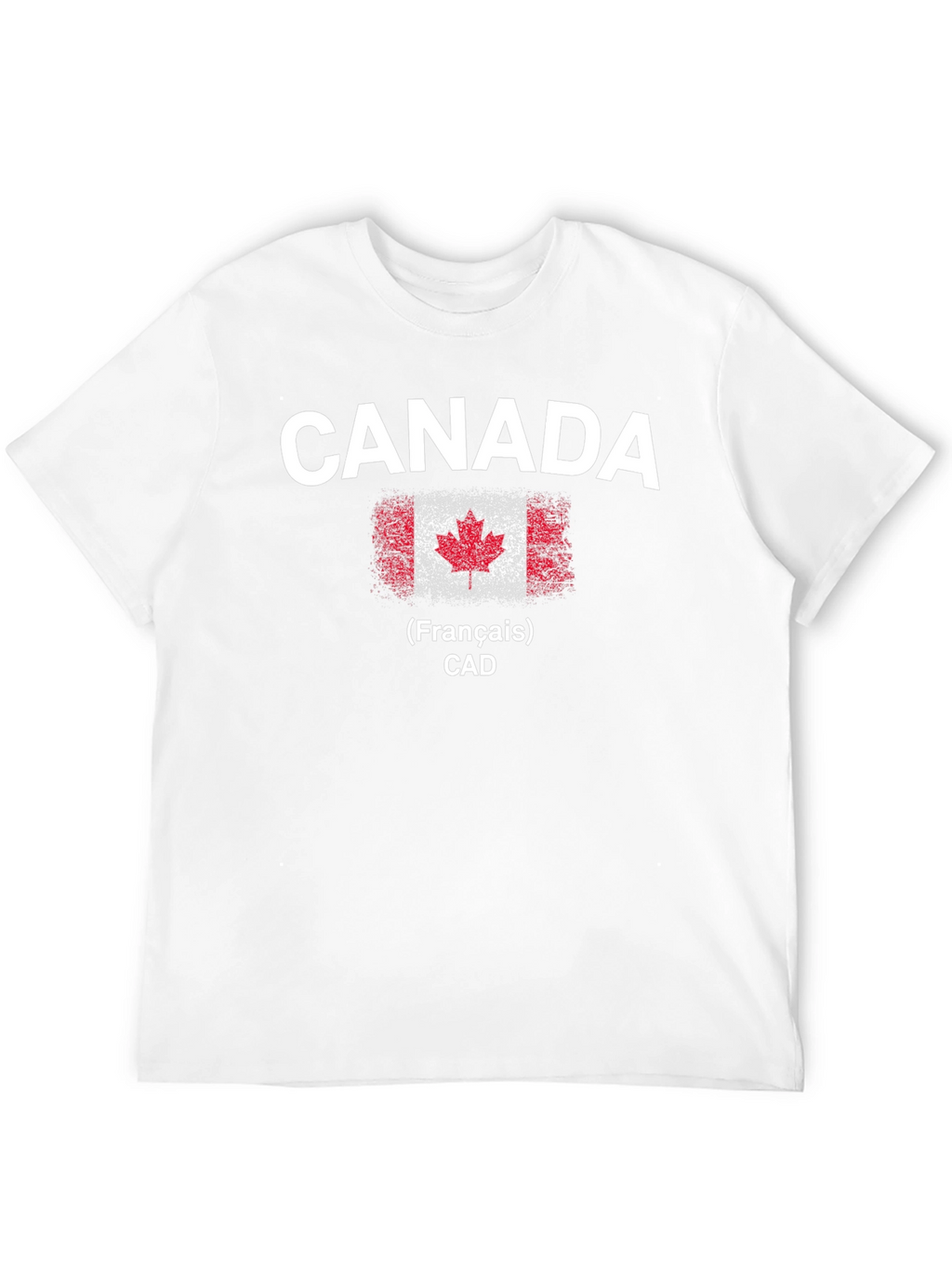 Canada Flag T-Shirt - Mens Black Tee