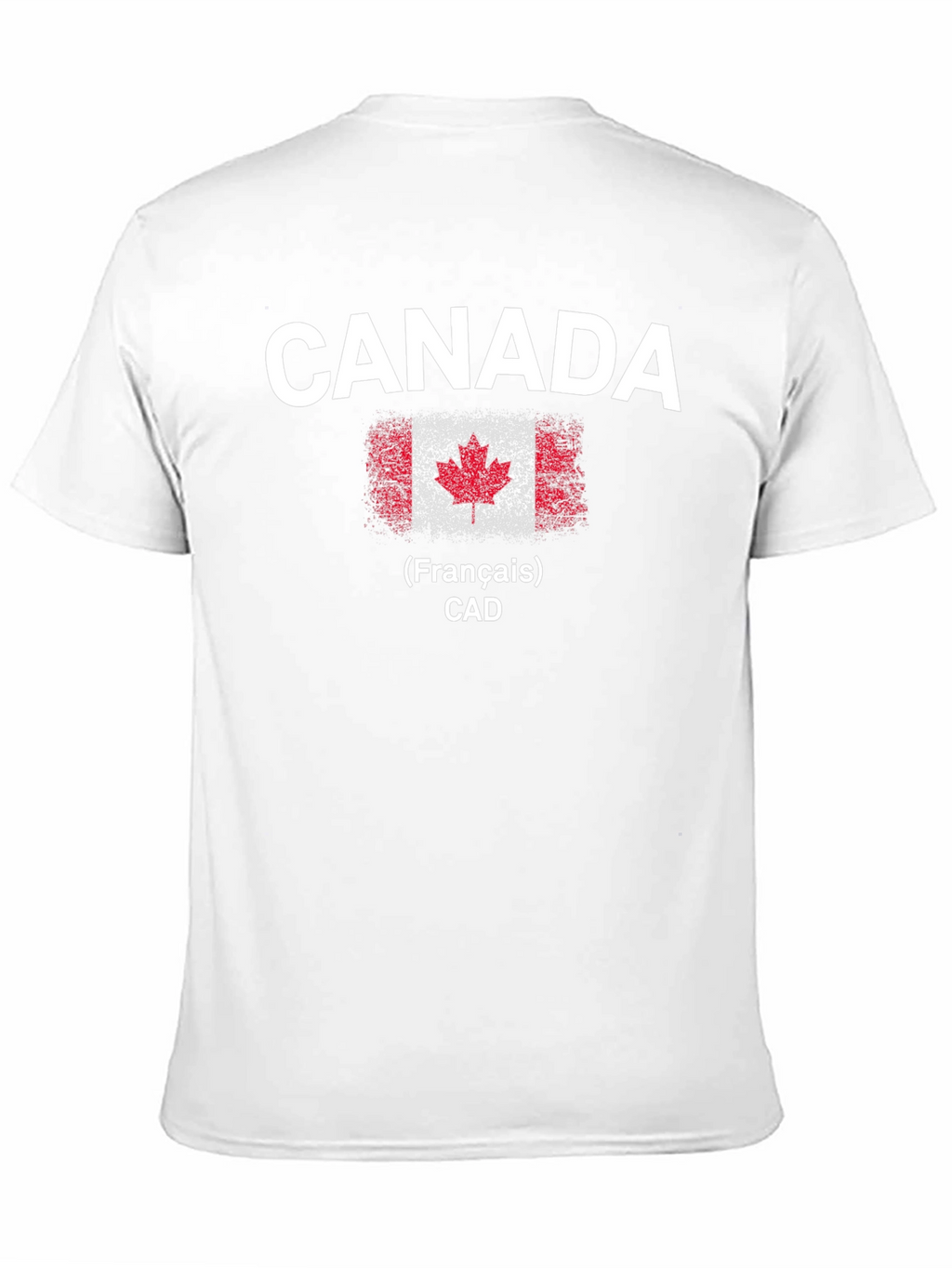 Canada Flag T-Shirt - Mens Black Tee
