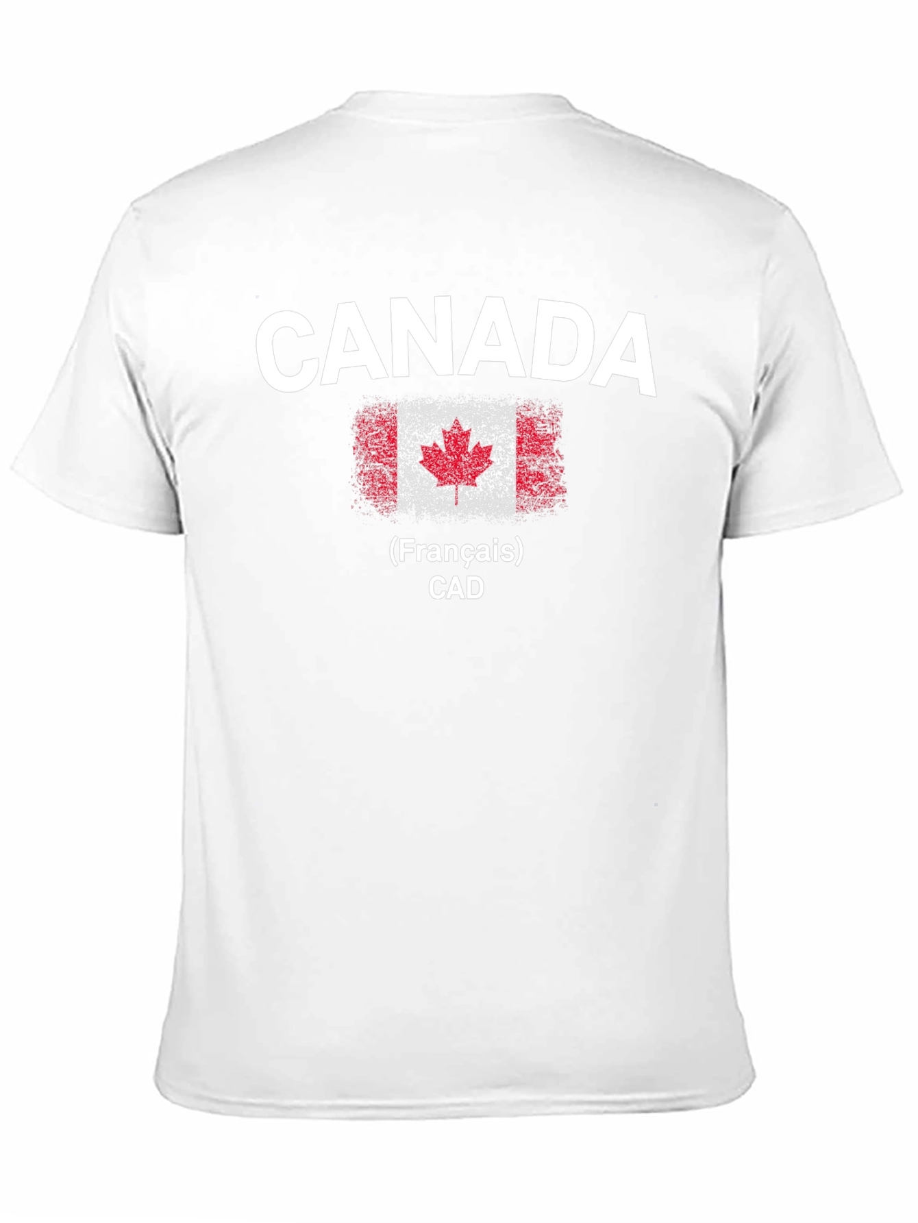 Canada Flag T-Shirt - Mens Black Tee