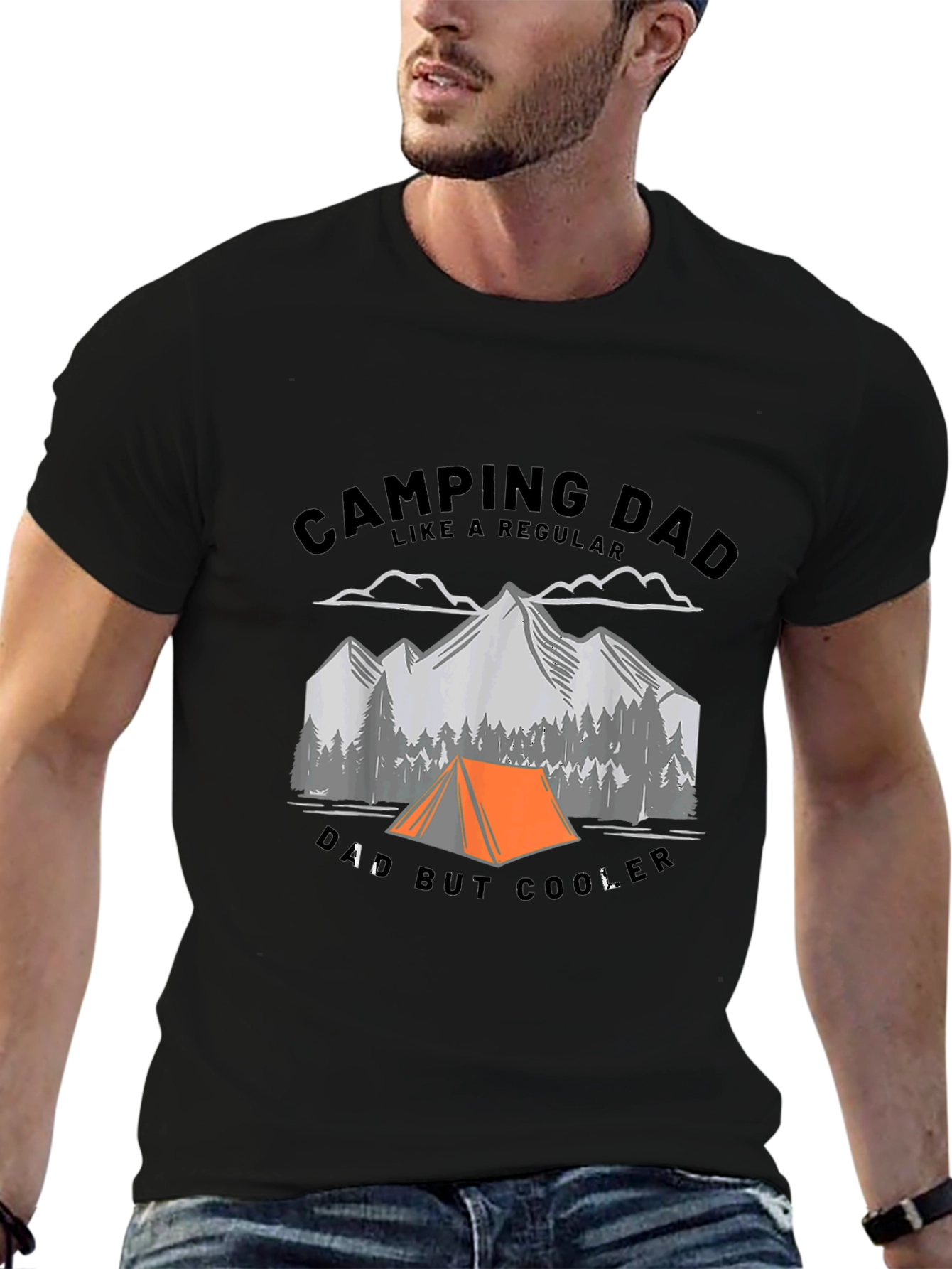 Camping Dad T-Shirt - Regular Dad But Cooler