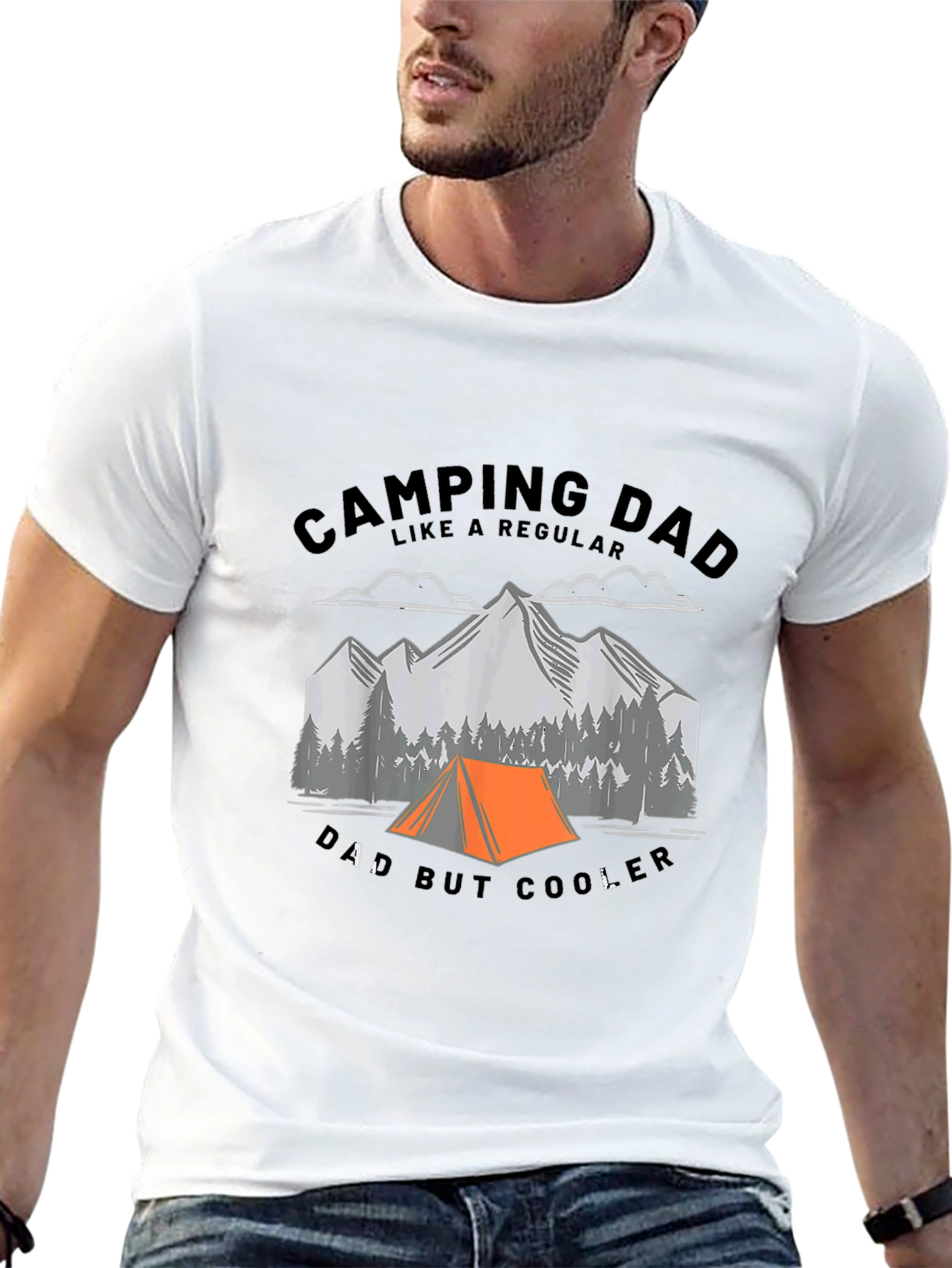 Camping Dad T-Shirt - Regular Dad But Cooler