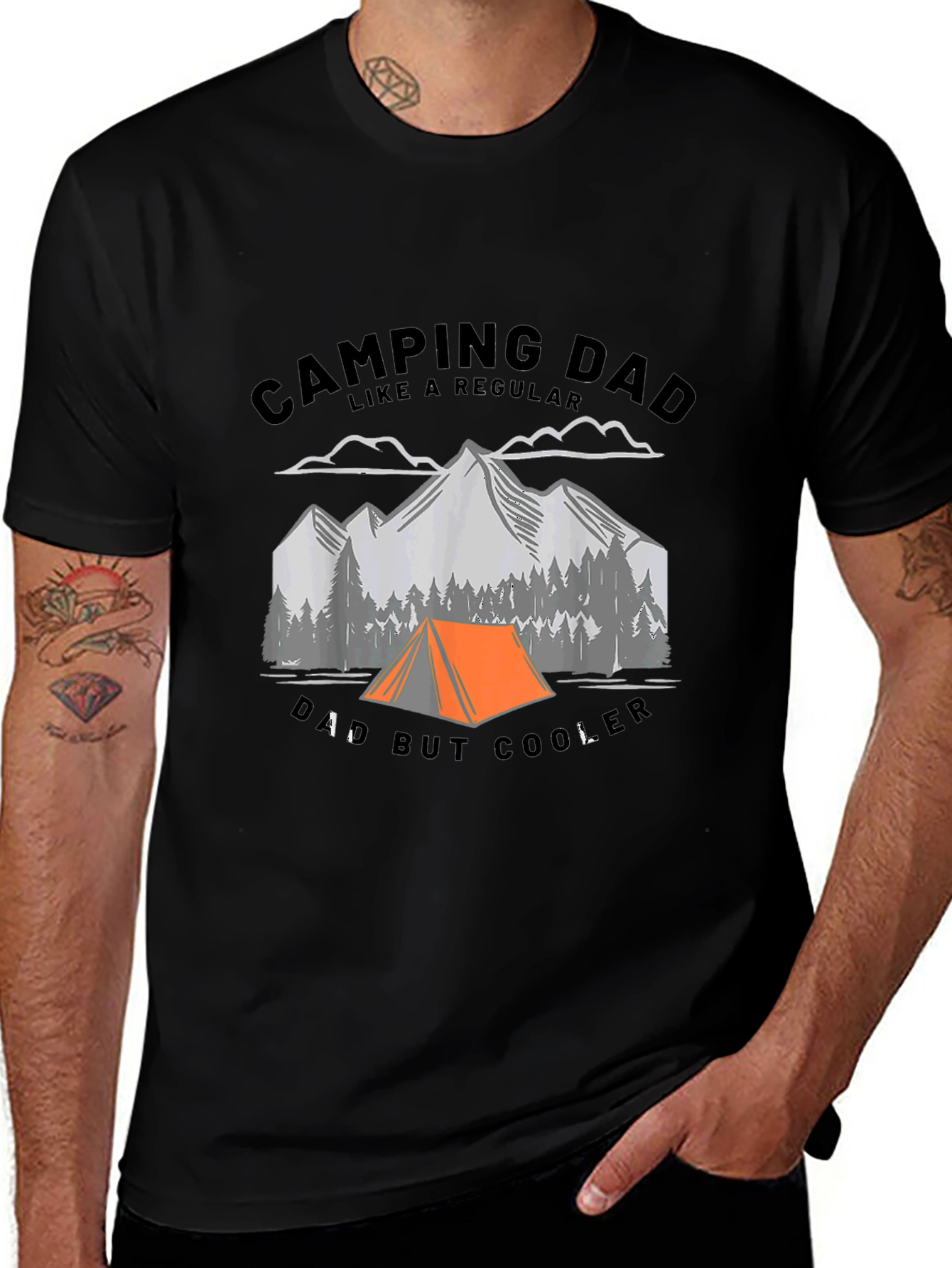 Camping Dad T-Shirt - Regular Dad But Cooler