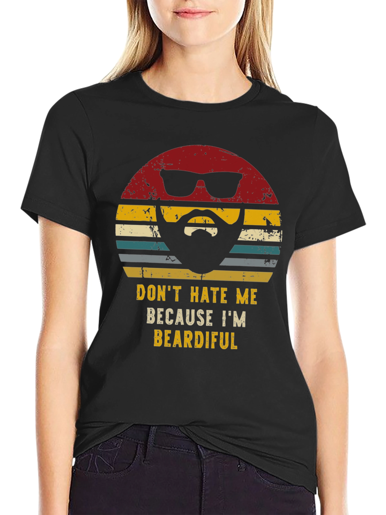 Beardiful Graphic T-Shirt - Novelty Mens Tee