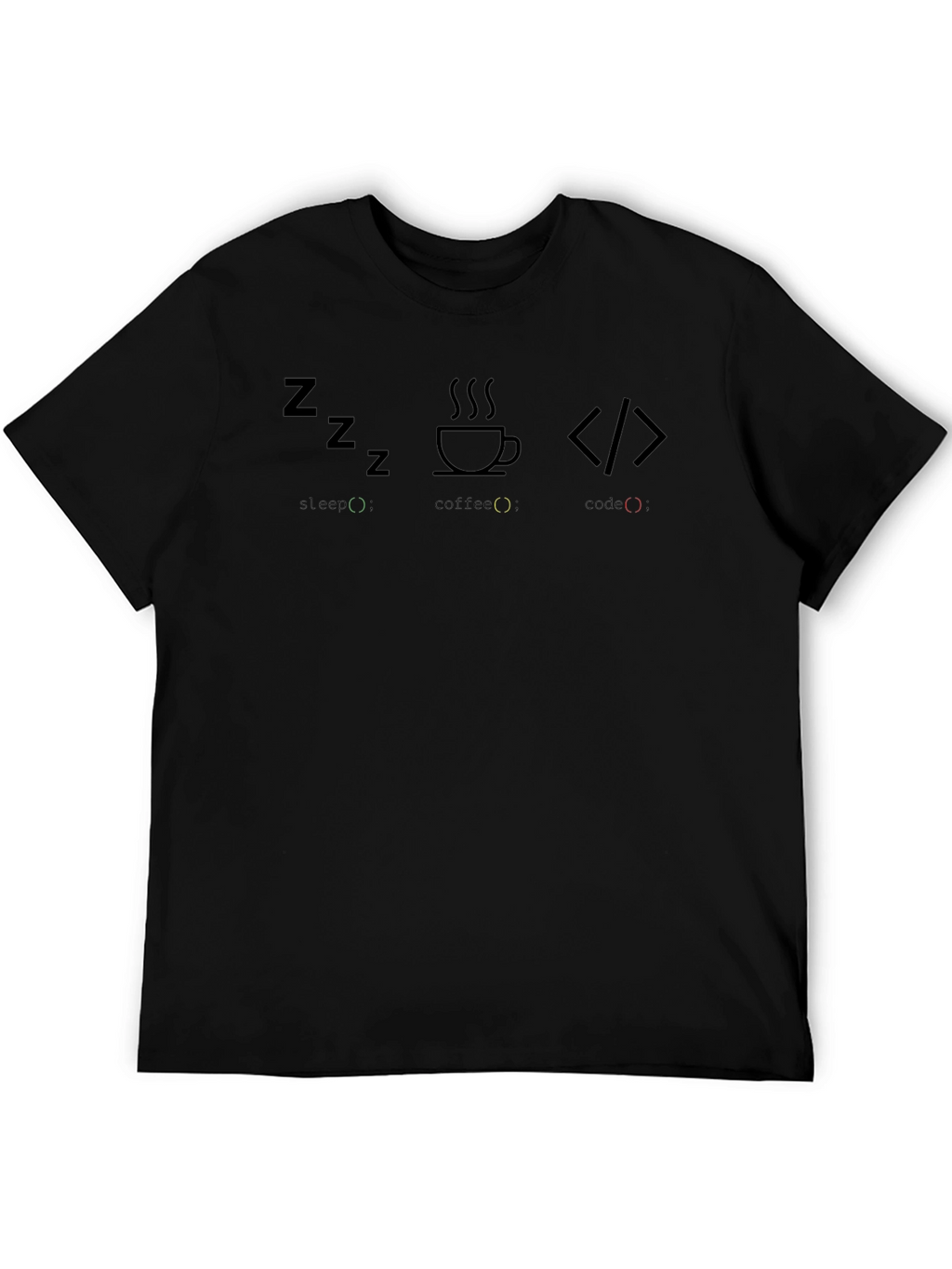 Sleep Coffee Code T-Shirt - Programmer Humor Tee